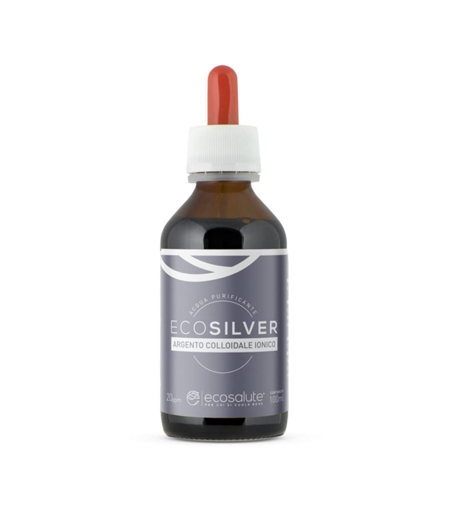 Spazio Ecosalute Ecosalute Ecosilver Halsketting Zilver Ionico 20 Ppm 100 ml