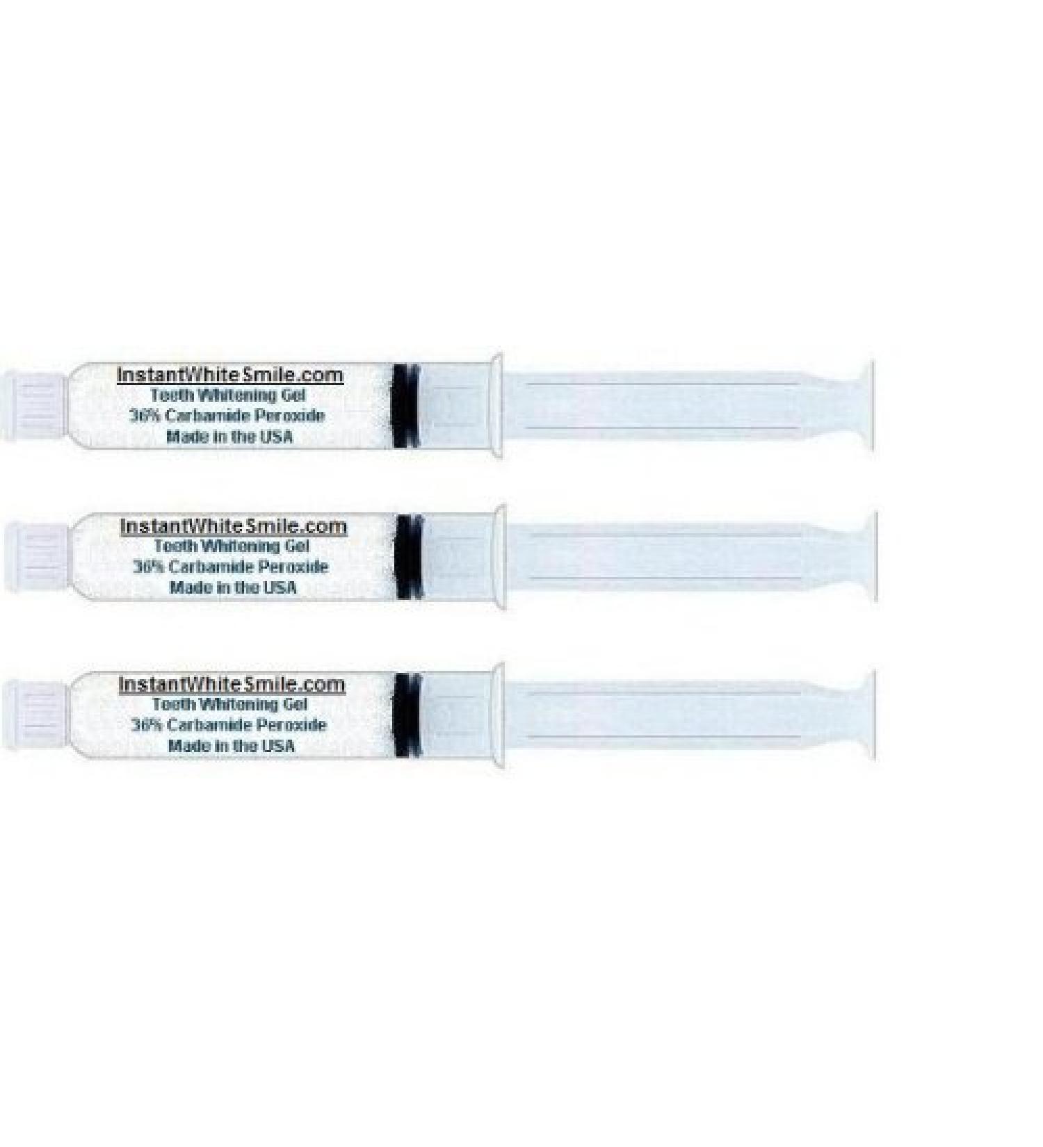 Professional Strength 36% Carbamide Peroxide Teeth Whitening Gel - 30cc Syringes (No Trays) | Includes Shade Card - Instant White Smile - Buy Online on GoSupps.com