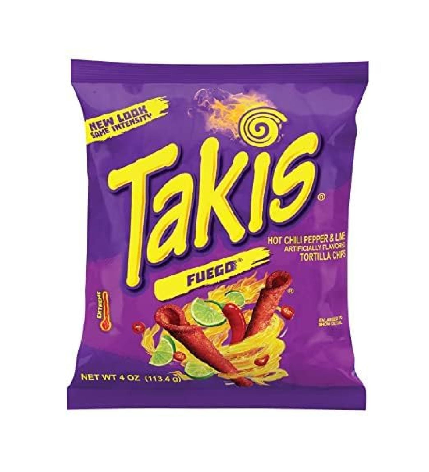 HEART FOR CARDS Takis FUEGO* - 4oz Hot Chilli Pepper Tortilla + Heartforcards Shipping Protection (1 Pack) - Buy Online on GoSupps.com