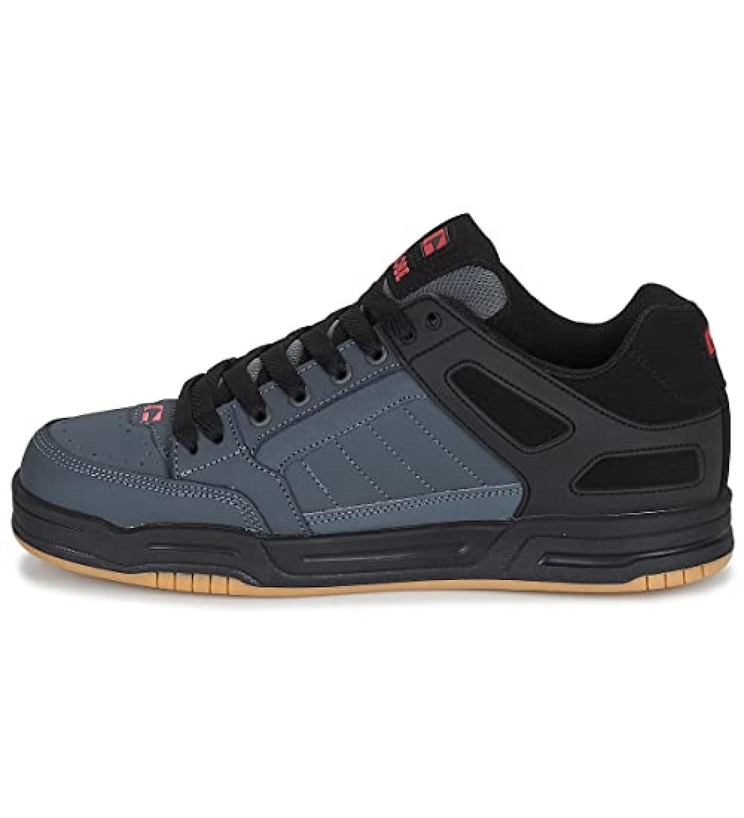 Globe Men's Tilt Skate Shoe 10.5 - Black/Grey/Red - Stylish and Durable - Buy Online on GoSupps.com