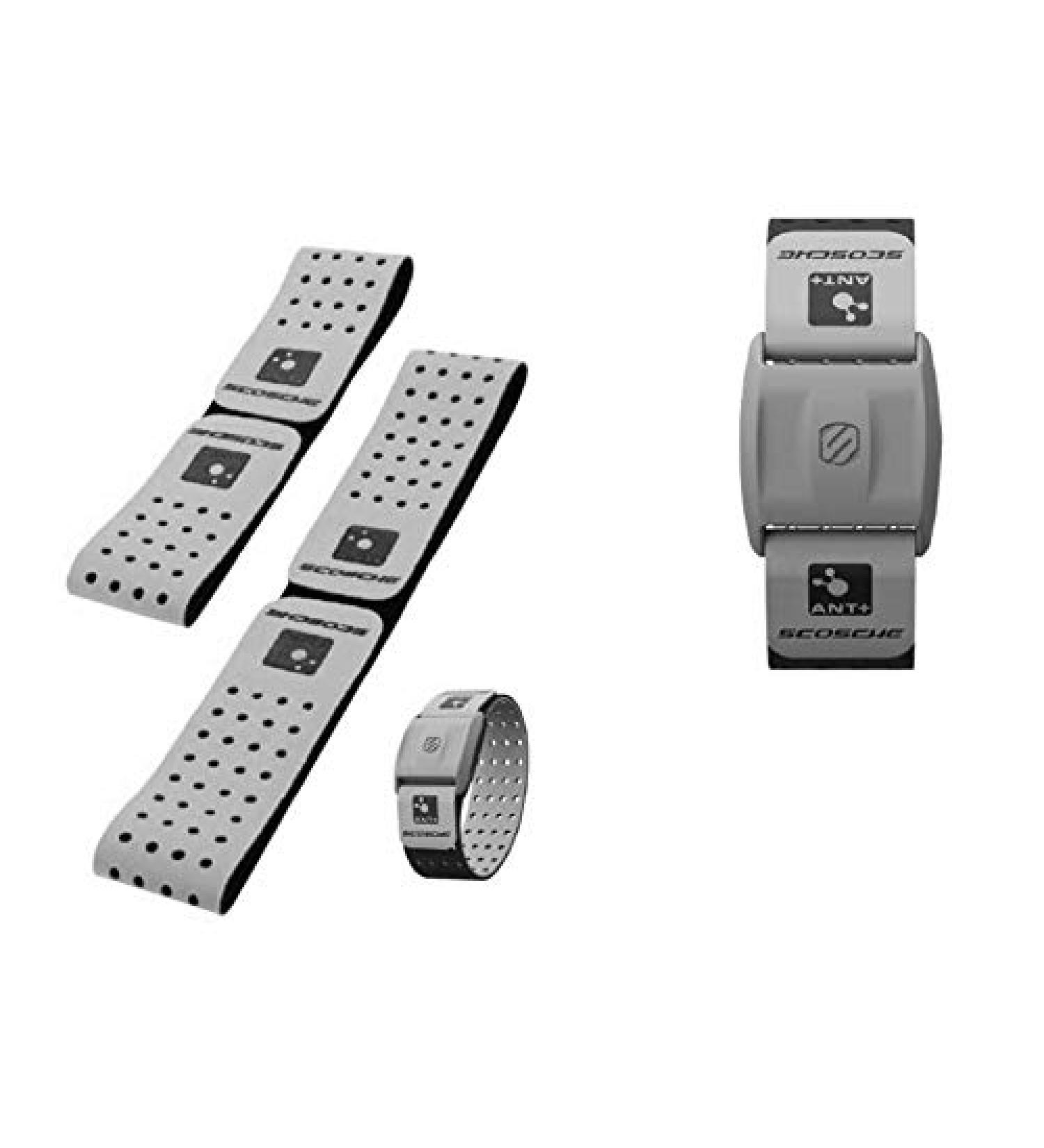 Scosche Rhythm+ Replacement Strap - Fits Scosche Rhythm+ Optical Heart Rate Monitor Armband (Gray)