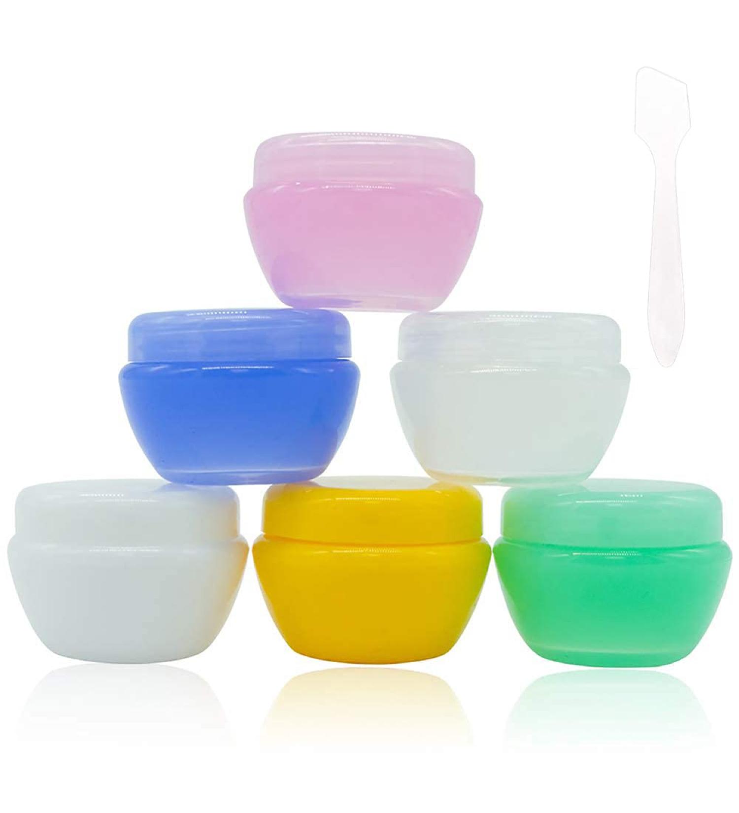 6 Pack Refillable Travel Bottles - TSA Approved Small Cosmetic Containers (20g) for Liquids Perfect for Travel & Samples - Buy Online on GoSupps.com