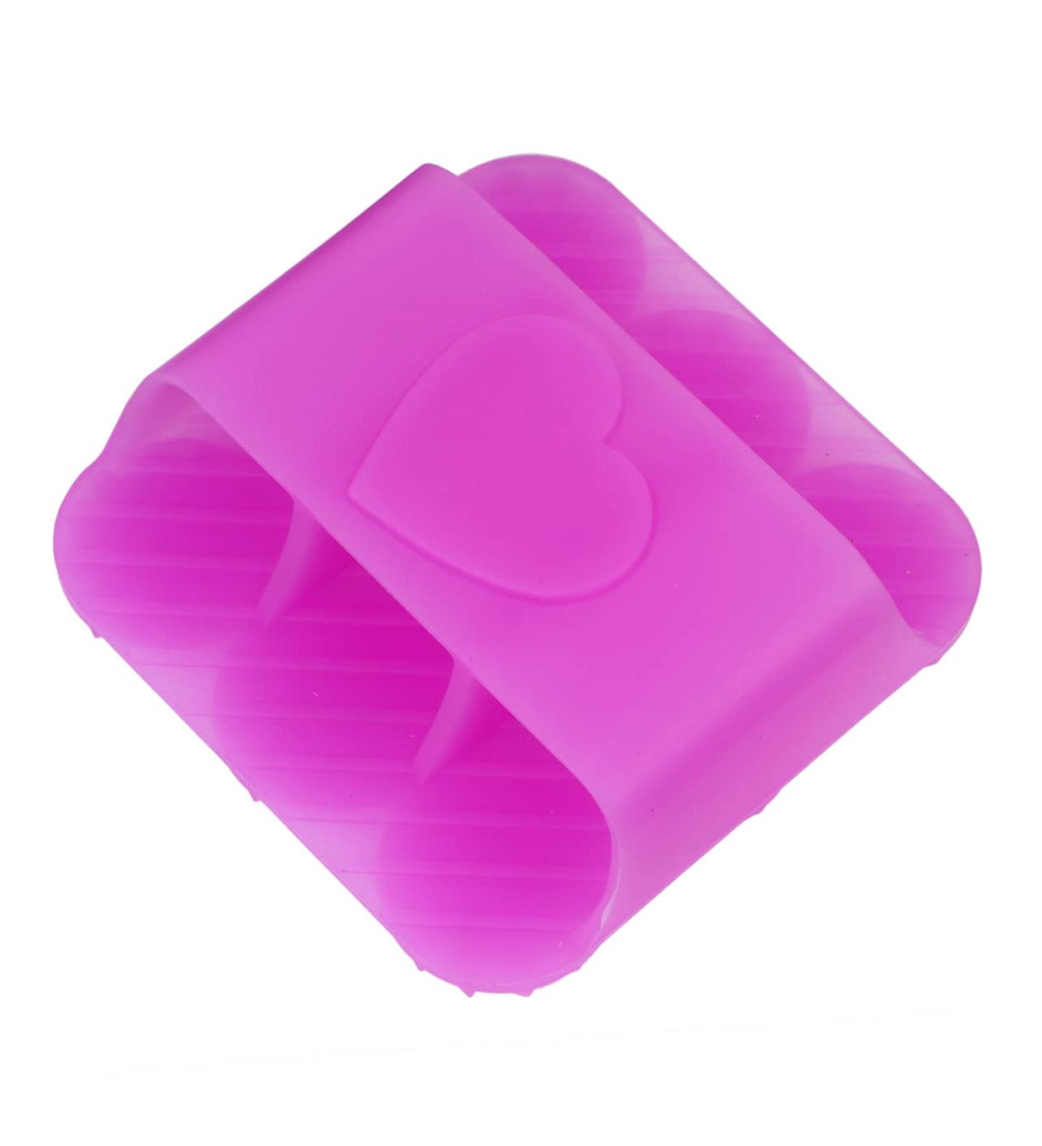 BeatifuFu Silicone Scalp Massager Brush - Hair Scales Cleaning Tool for Home Use (Purple 8.5x3cm) - International Shipping Available - Buy Online on GoSupps.com