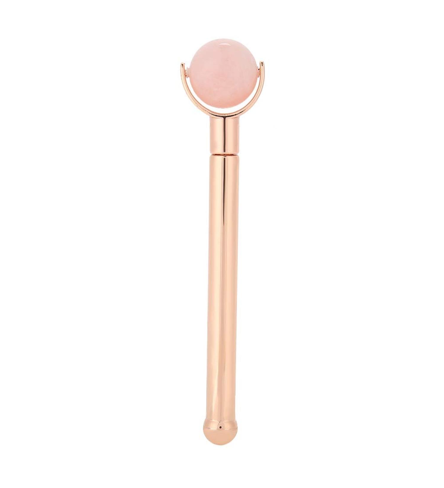 Uxsiya Jade Face Roller - Anti-Wrinkle & Anti-Aging Massage Tool for Eye Puffiness Skin Tightening | Rose Quartz - Buy Online on GoSupps.com