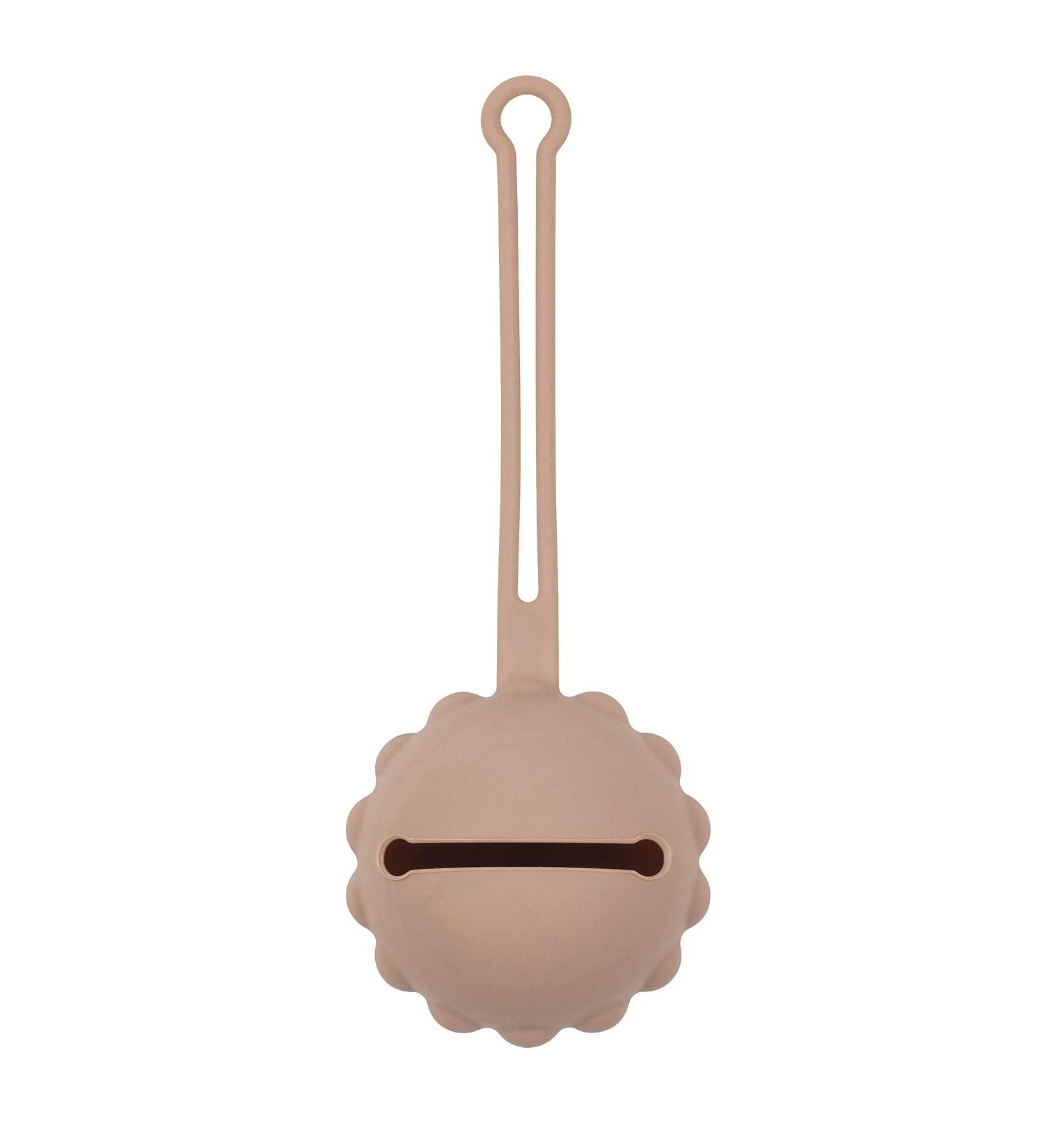 Buy Nattou Pink Silicone Pacifier Holder | BPA-Free 18 cm Universal Fit | Practical & Stylish Case for All Models - Buy Online on GoSupps.com