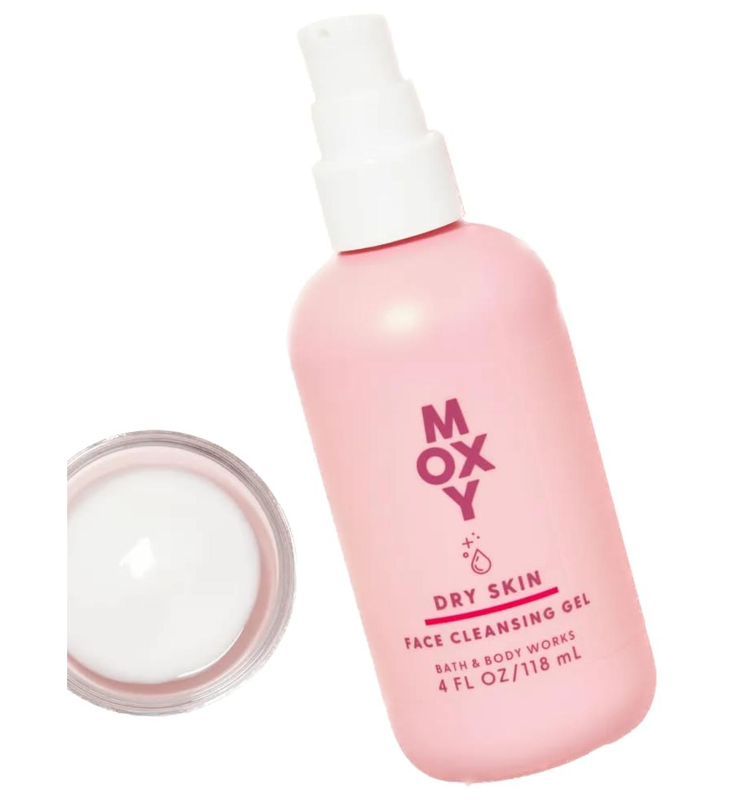 Bath + Body Works Moxy Face Cleansing Gel for Dry Skin 4 ounces. Dry Skin: Face Cleansing Gel