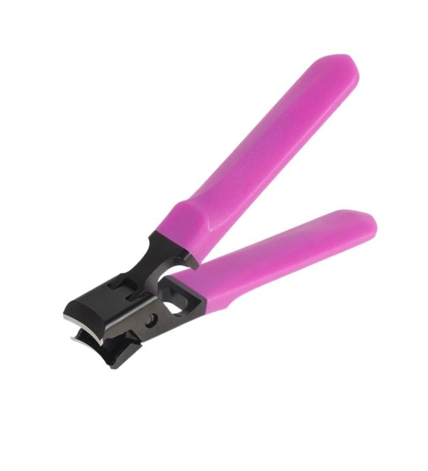 Nail Clippers Splash Resistant Nail Clippers Thick and Hard Nails Stainless Steel Wide Mouth Nail Clippers Toenail Clippers (Color : Rose red)