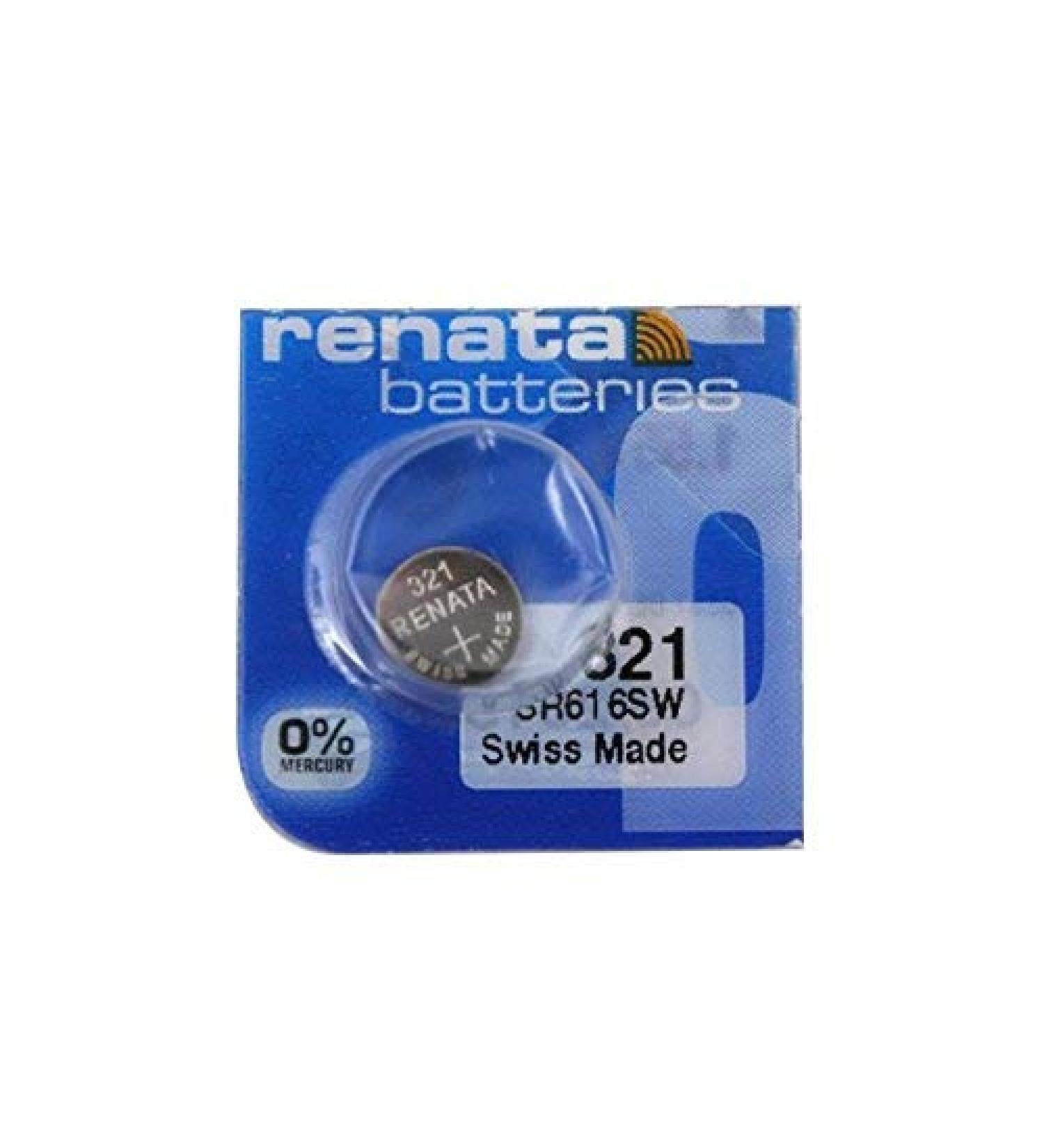 Renata Batteries 321 / SR616SW Watch Battery (5 Pack)