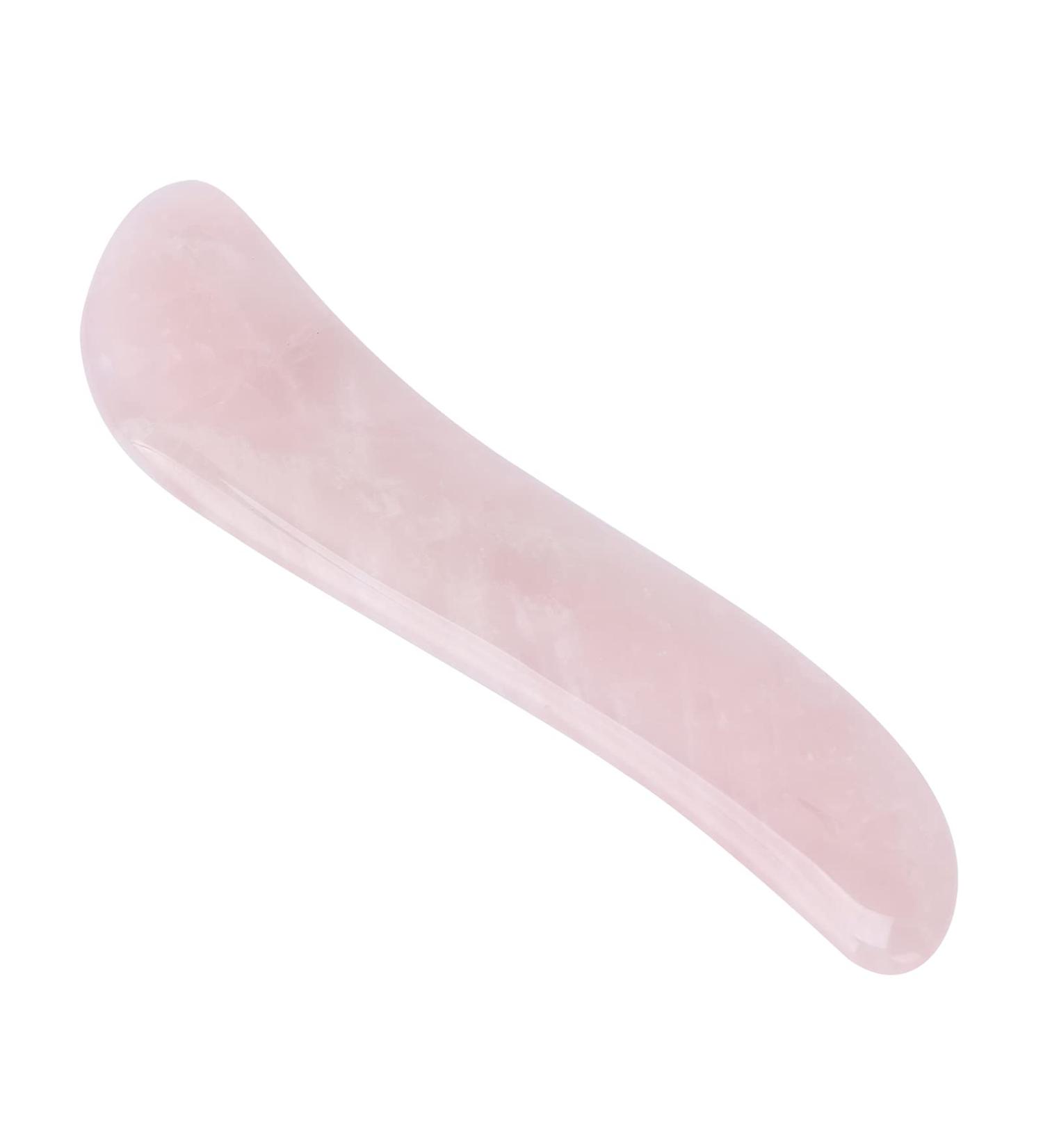 Jade Stone Gua Sha Board - Portable S-Shaped Massage Tool for Women | Perfect for Home & Beauty Salon - Buy Online on GoSupps.com