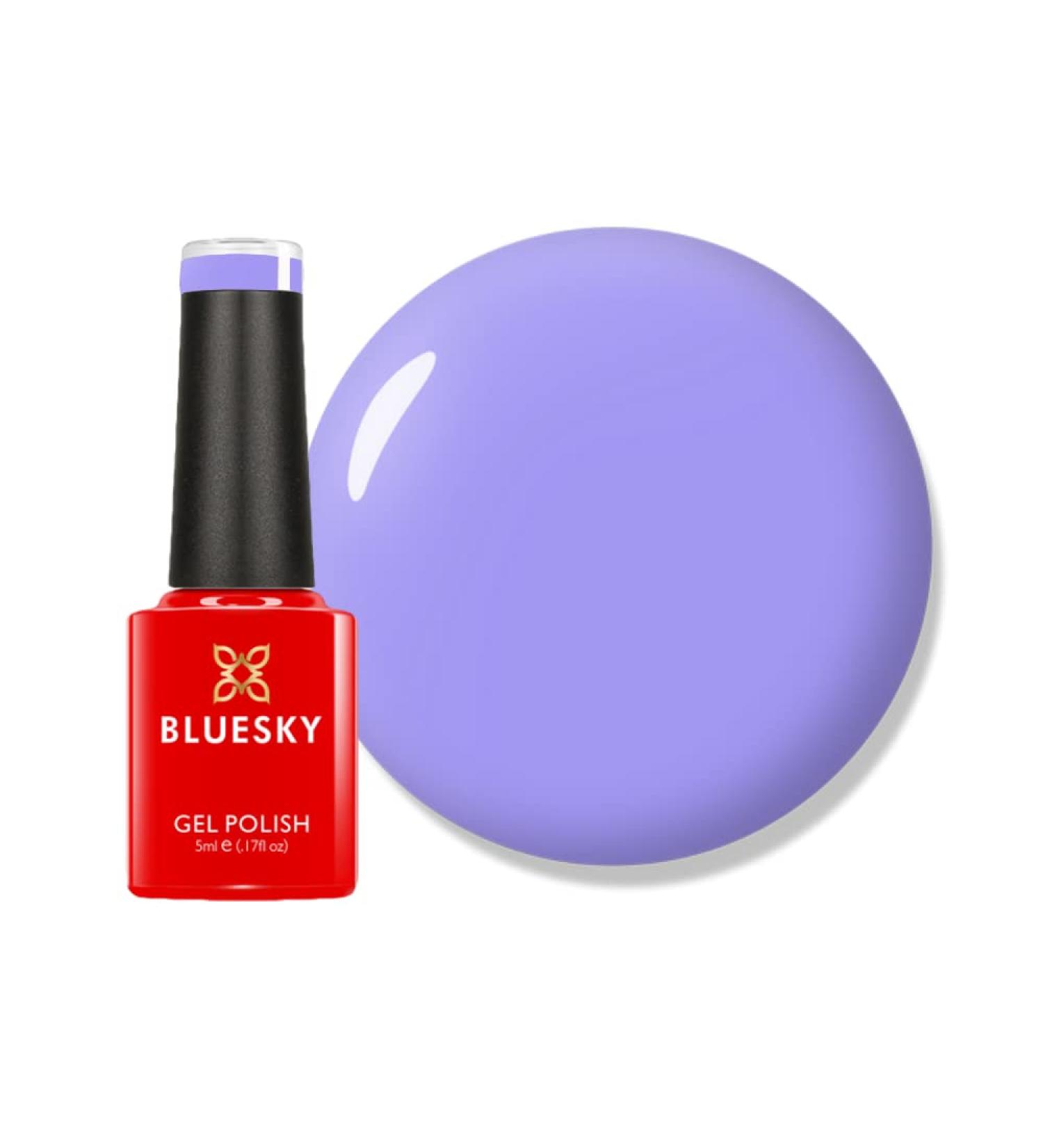 Bluesky Gel Nail Polish Wisteria Haze - 80599 Purple Lilac Pastel Long Lasting Chip Resistant 5ml (Requires Drying Under UV LED Lamp) Purple 5 ml (Pack of 1) - Buy Online on GoSupps.com