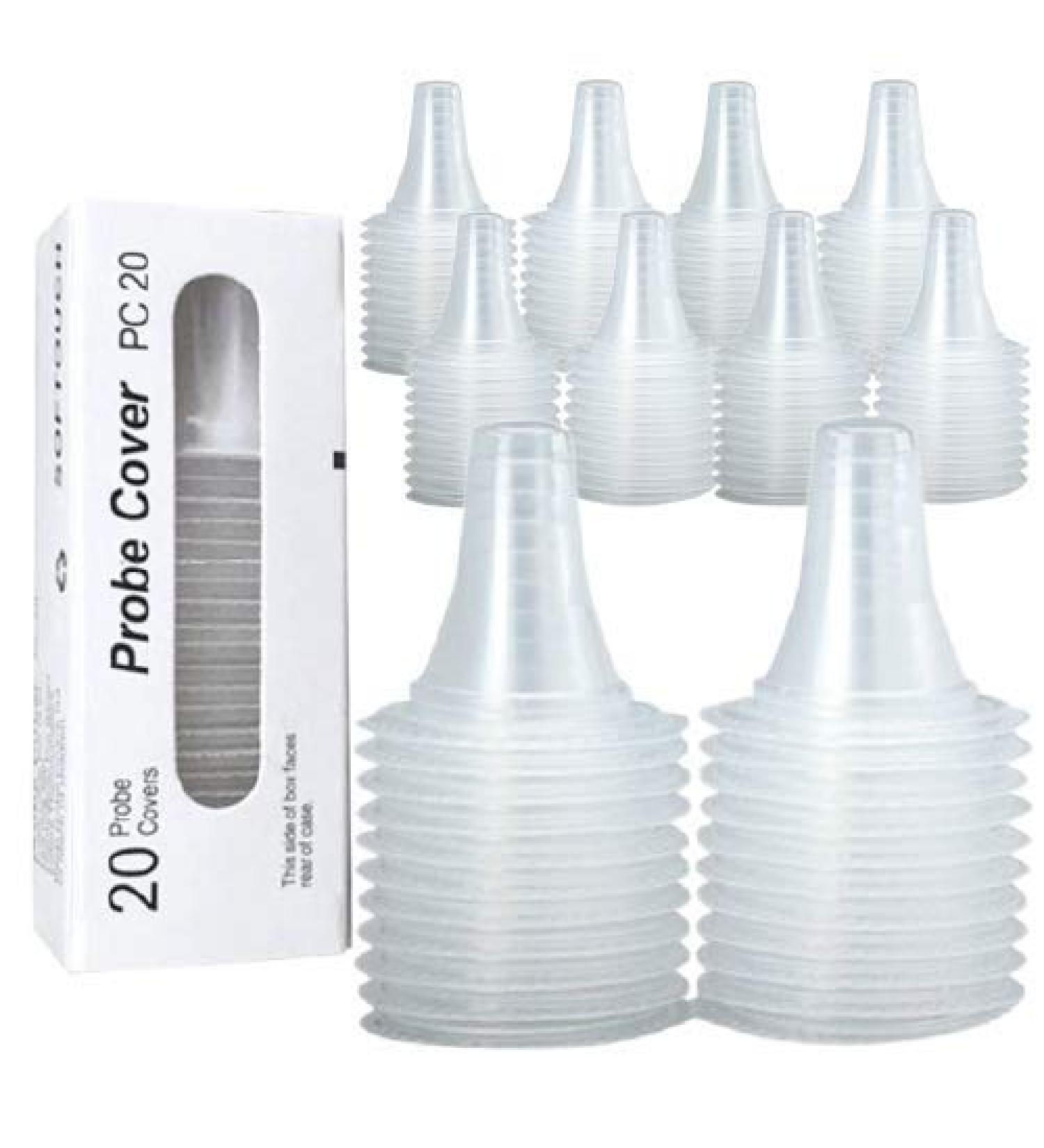 100x Premium Ear Thermometer Probe Covers for Braun ThermoScan - Lens Filters Protective Thermometer Cover - fits all Braun ThermoScan Models - BPA & Latex Free Recyclable - Buy Online on GoSupps.com