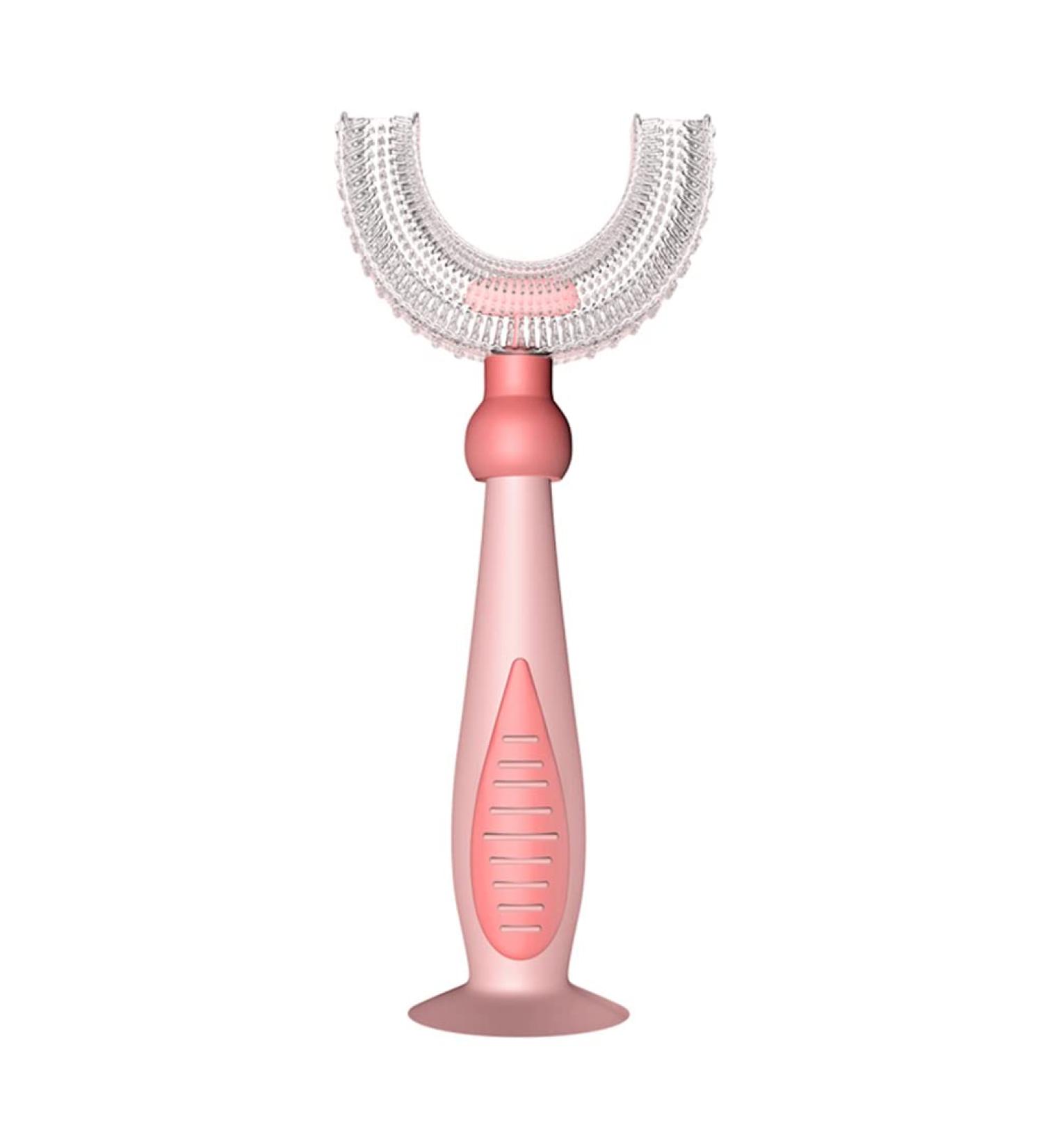 Kids U-Shaped Silicone Toothbrush | Soft & Safe Manual Training Brush for Toddlers & Babies - Buy Online on GoSupps.com