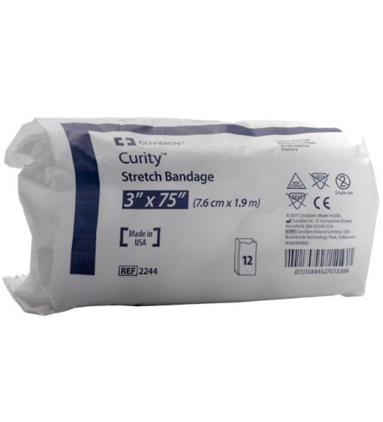 Kendall Gauze Roll Bandage Non Sterile 3'' 12/pkg