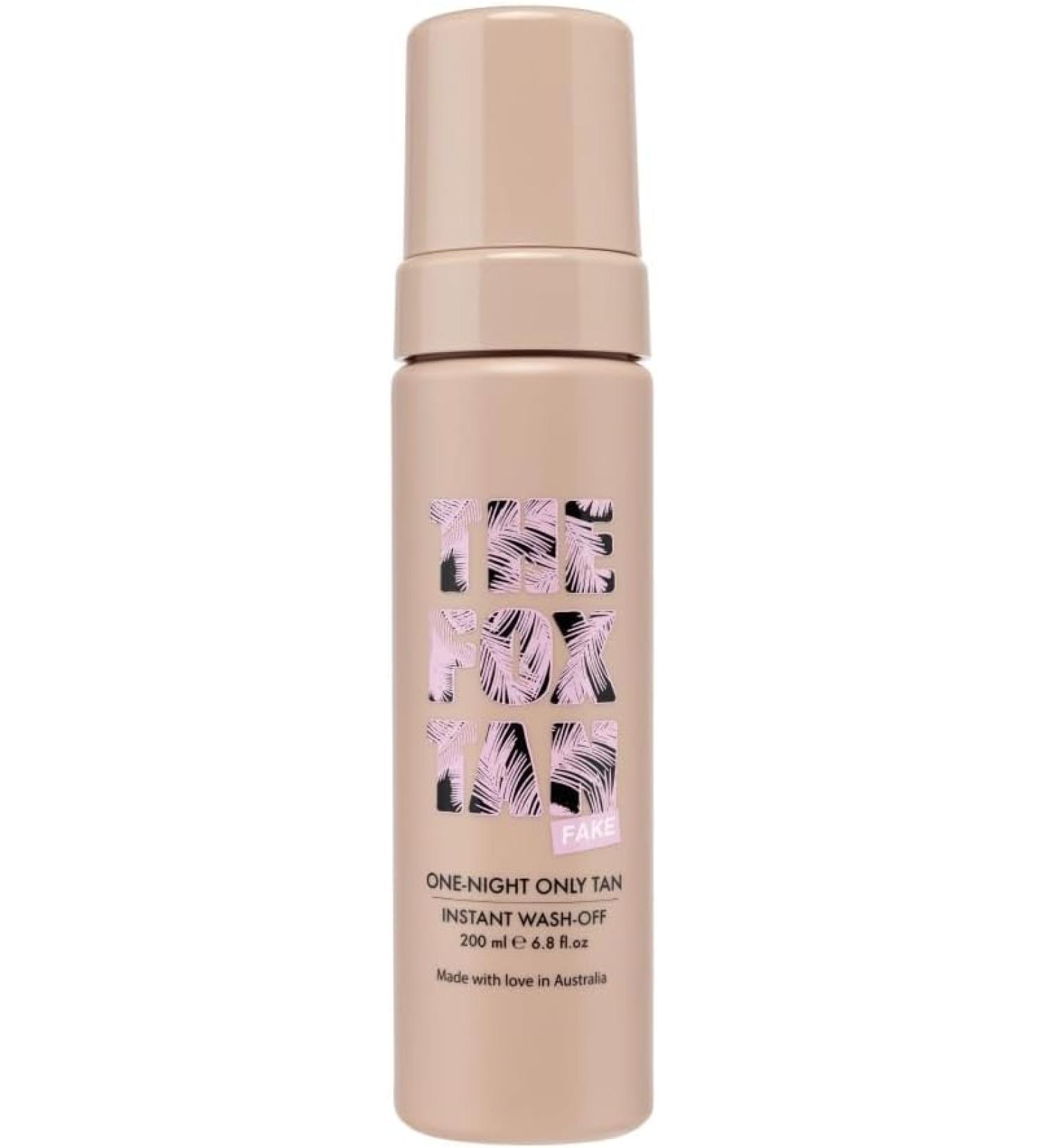 The Fox Tan One-Night Only Instant Tan Wash-Off Mousse - 200ml - Buy Online on GoSupps.com