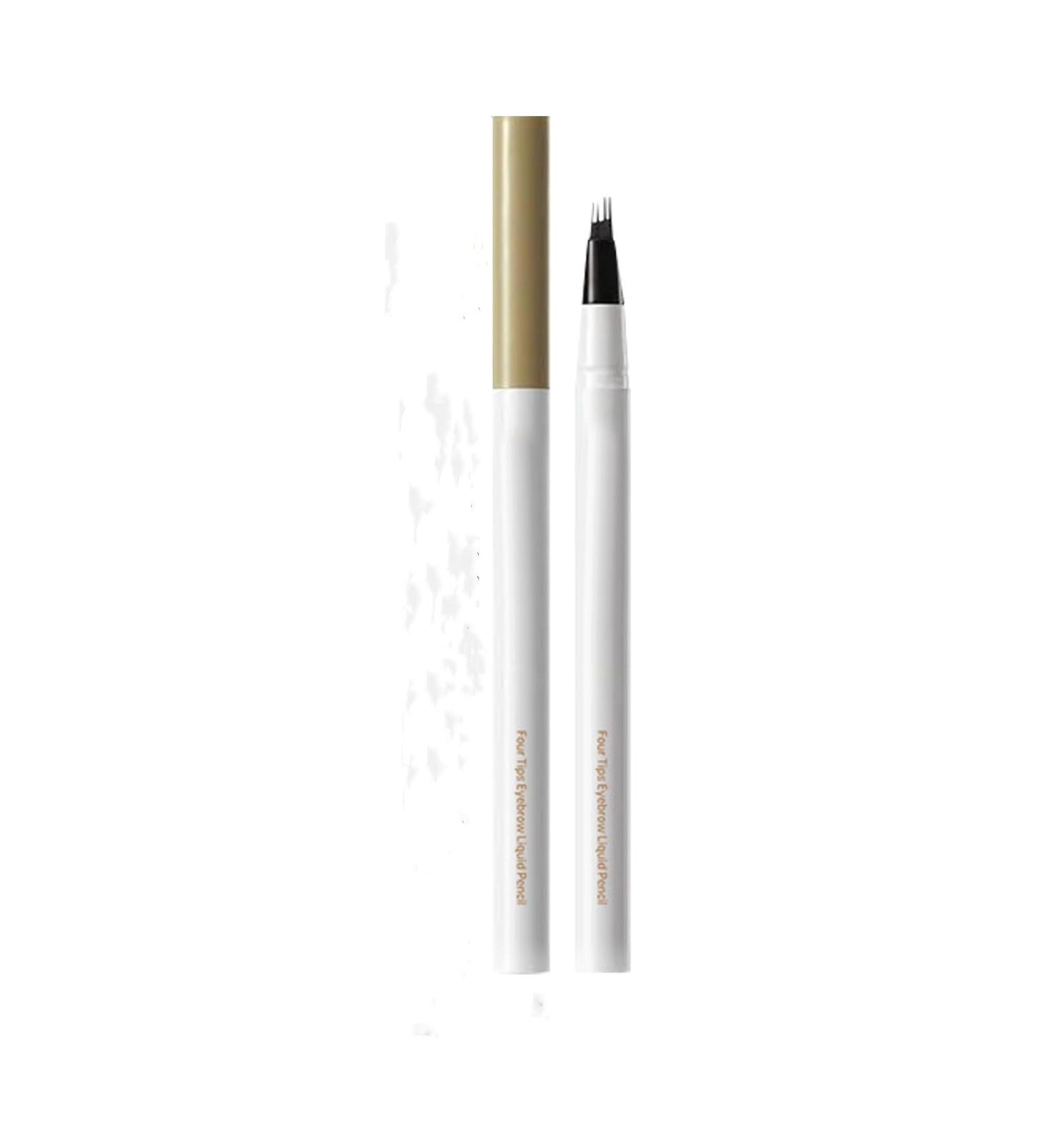 Eyebrow Pen Eyebrow Pencil with Fork Eyebrow Makeup Long Lasting Eyebrow Pen Creates Natural Looking Brows (Grey) - Buy Online on GoSupps.com
