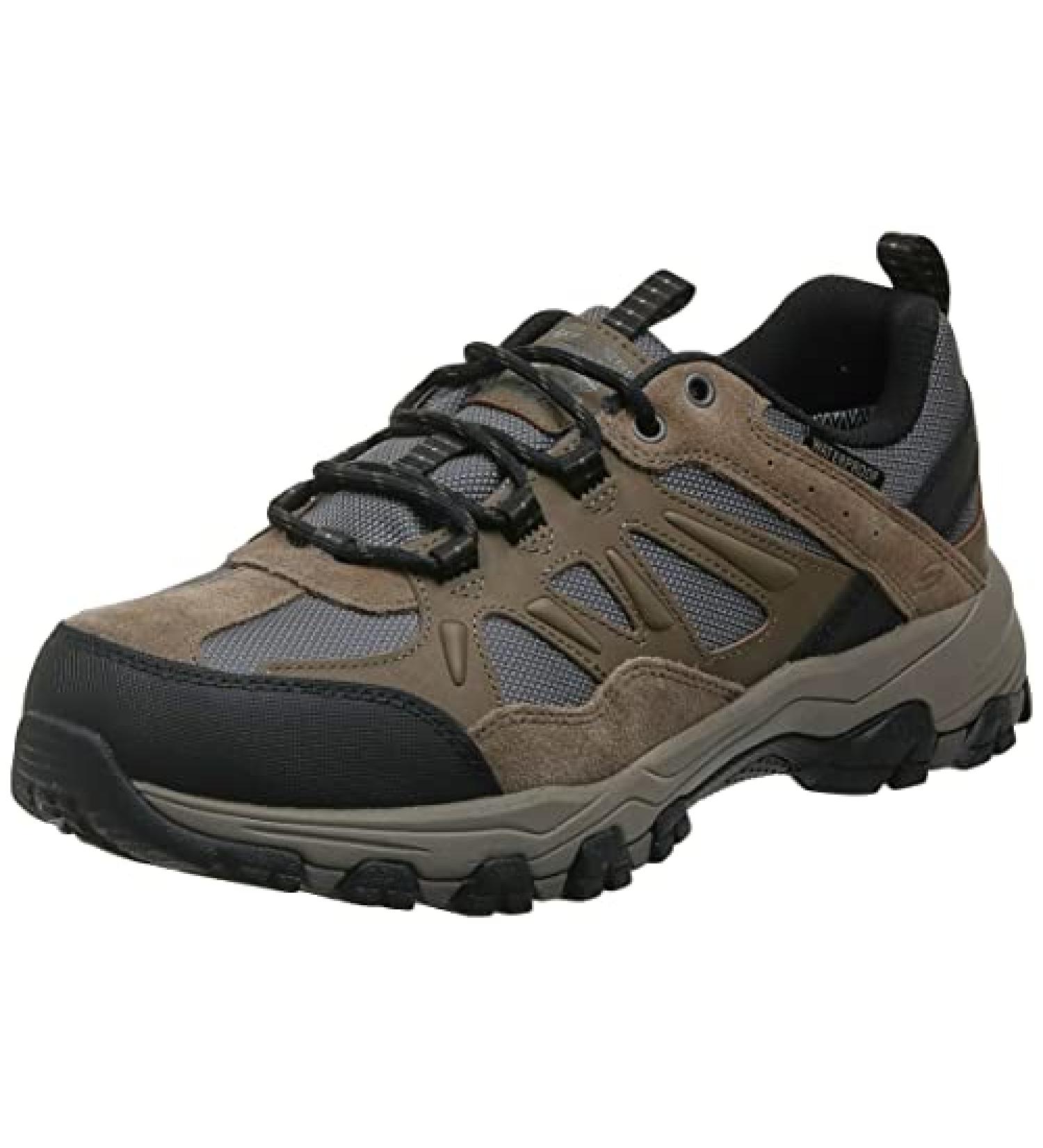 Skechers Men's Selmen-Enago Trail Hiking Shoe | Size 11 | Tan - Buy Online on GoSupps.com
