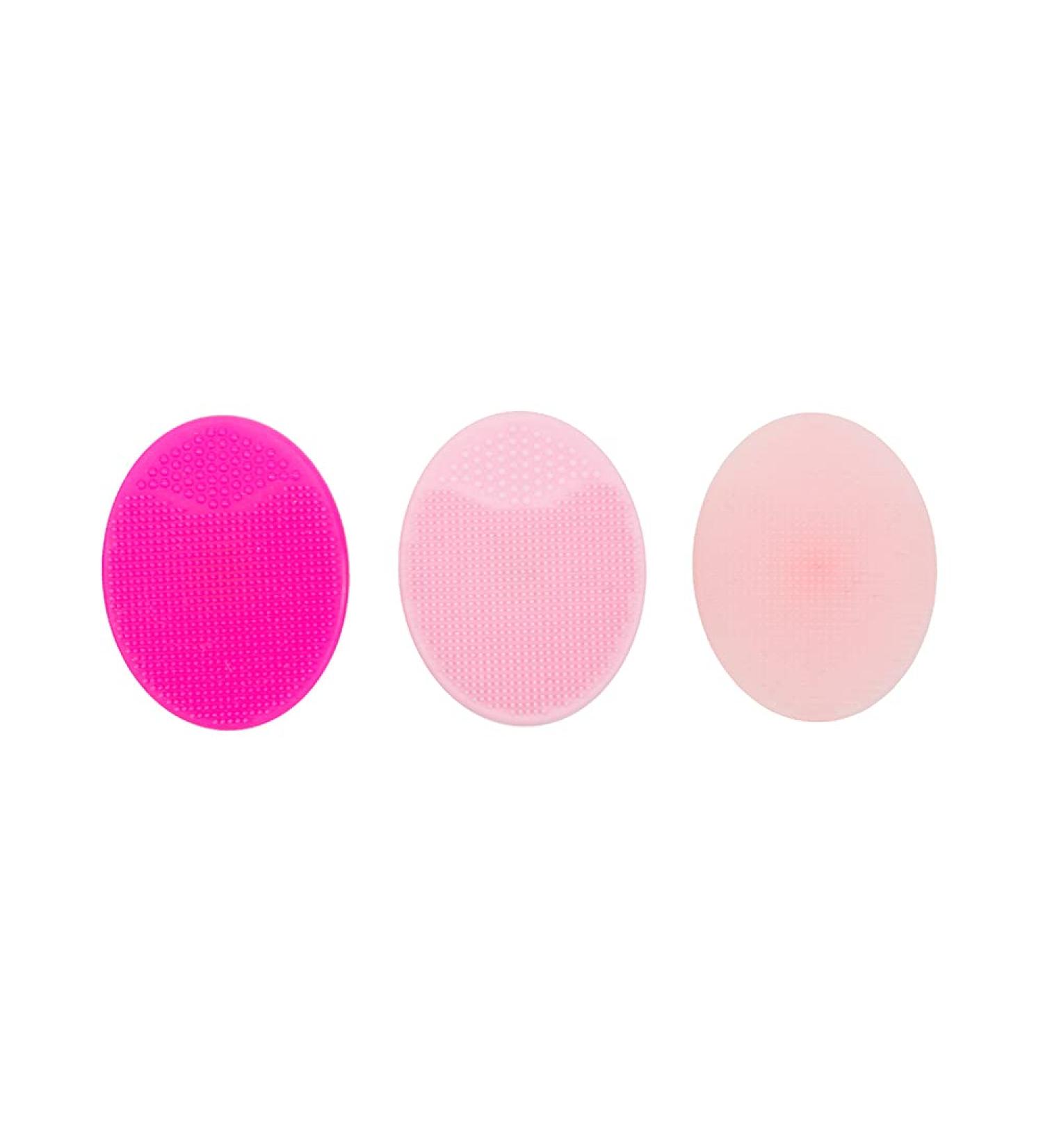Buy Vintage Cosmetic Company Silicone Exfoliating Face Pads - Gentle Exfoliation for Glowing Skin | Travel-Sized Pink 3 Pack - International Shipping Available - Buy Online on GoSupps.com
