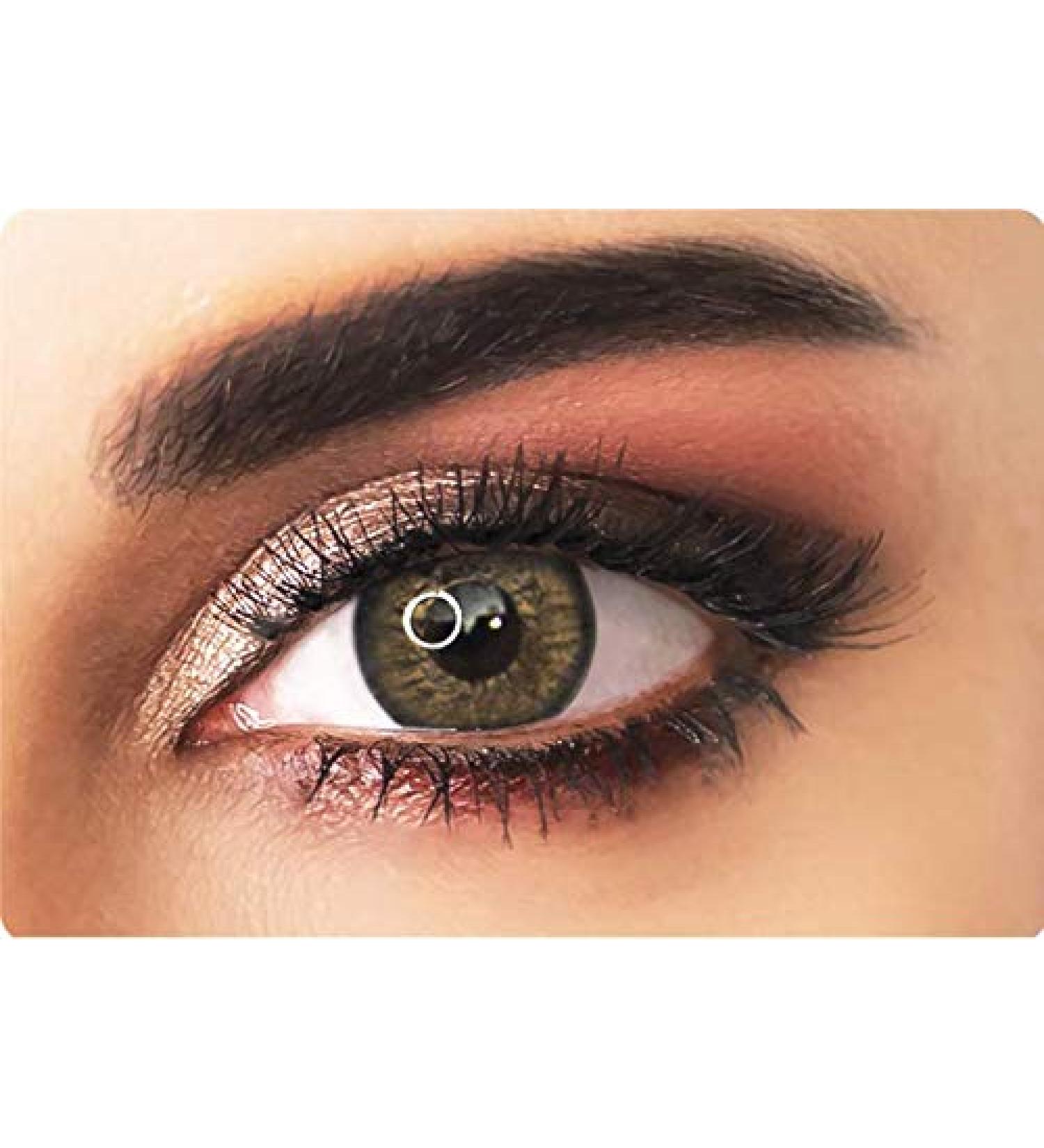 ADore Brown Pearl Hazel Colored Contact Lenses - Natural & Elegant Look | No Prescription Needed | 3-Month Wear + Free Personalized Lens Case - Buy Online on GoSupps.com