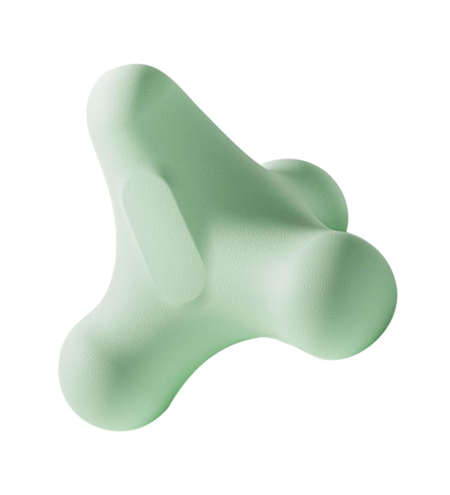 Solust Spiky Massage Ball - Mini Fitness & Yoga Tool for Muscle Relief | TPE 7.5x7.5x6.8cm Green - International Shipping - Buy Online on GoSupps.com