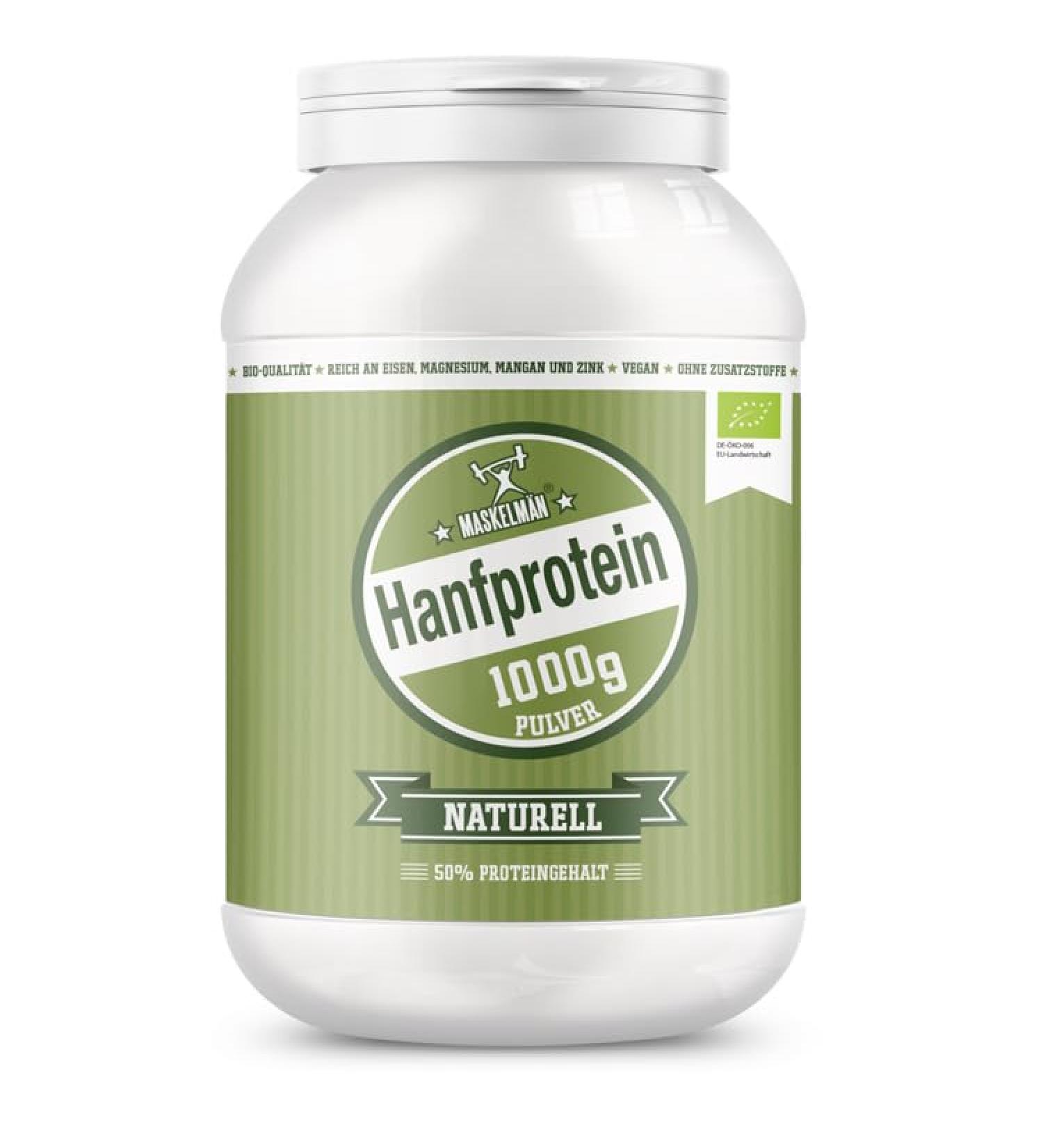 Organic Hemp Protein Powder 1kg | 50% Protein | 100% Pure Vegan | Supports Muscle Growth - Buy Online on GoSupps.com