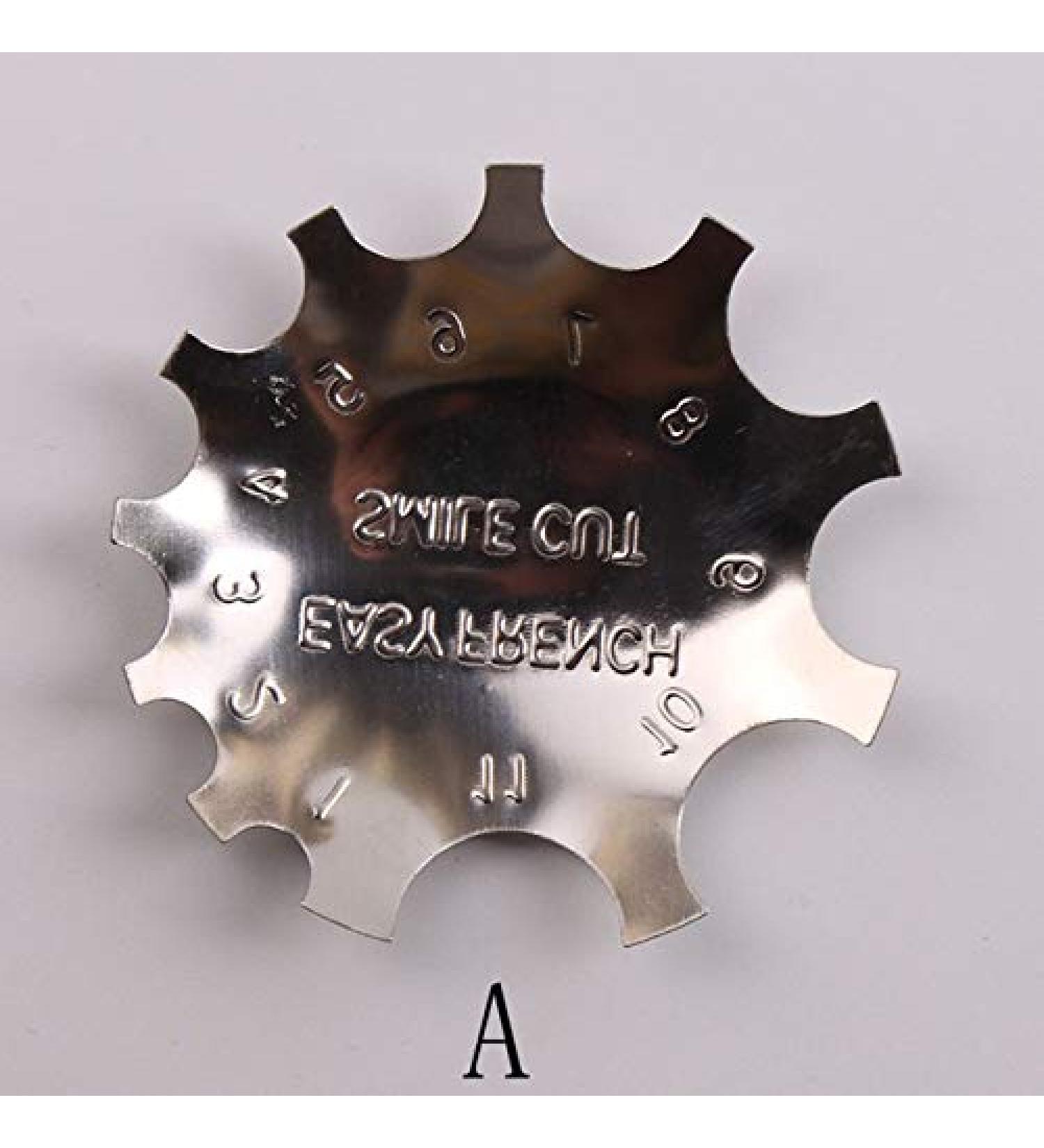 Stainless Steel Easy French Tips Smile Line Metal Cutter Edge Trimmer Nail Template DIY Nail Art - (Color: A) - Buy Online on GoSupps.com