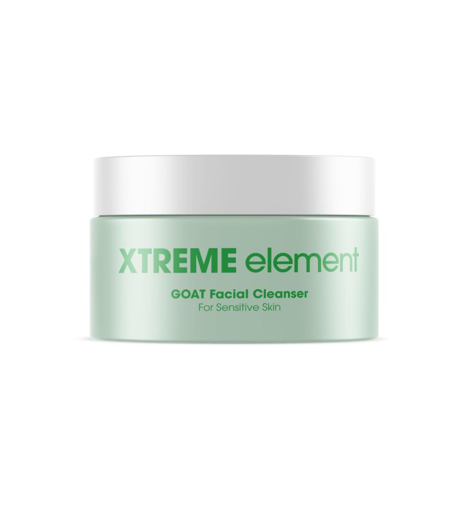 Xtreme Element GOAT Facial Cleanser For Sensitive Skin | Organic Aloe and Milk | Natural Plant-Based and Cruelty-Free - Buy Online on GoSupps.com