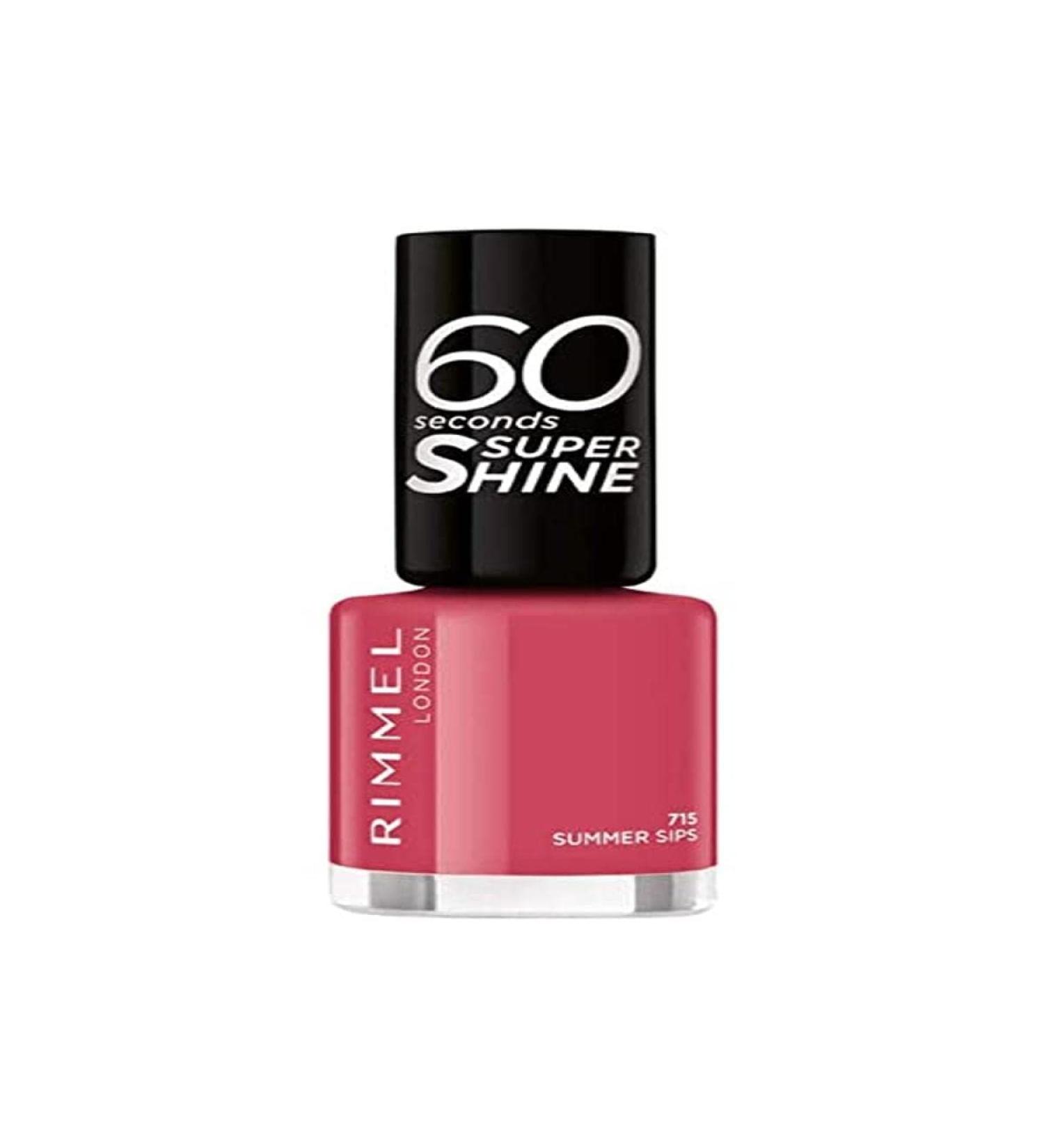 Rimmel 60Sec N/Polish Summer Sips 715 Summer Sips 715 8 ml (Pack of 1) - Buy Online on GoSupps.com