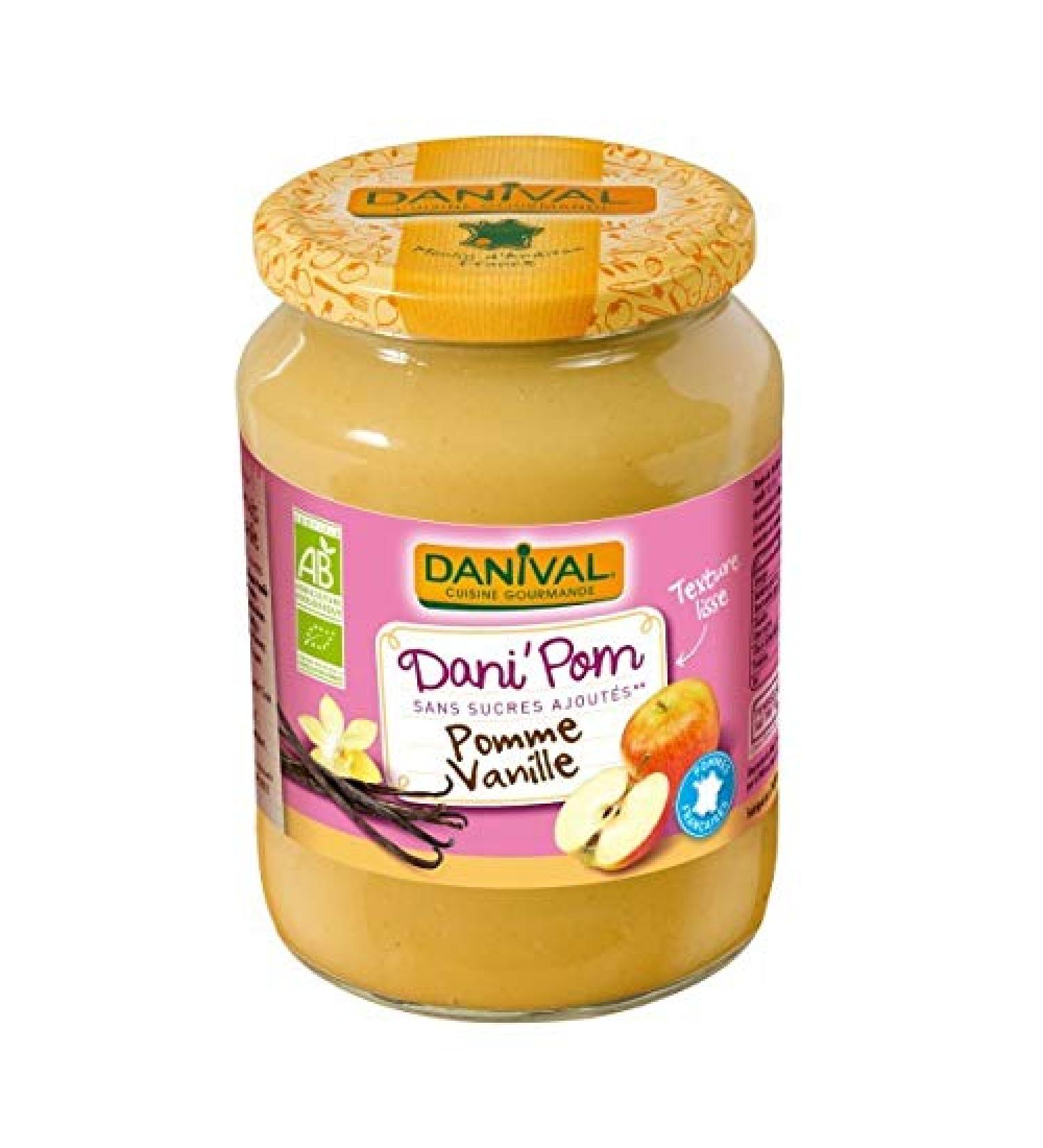 Dani'Pom Apple Vanilla Puree 700g Organic -