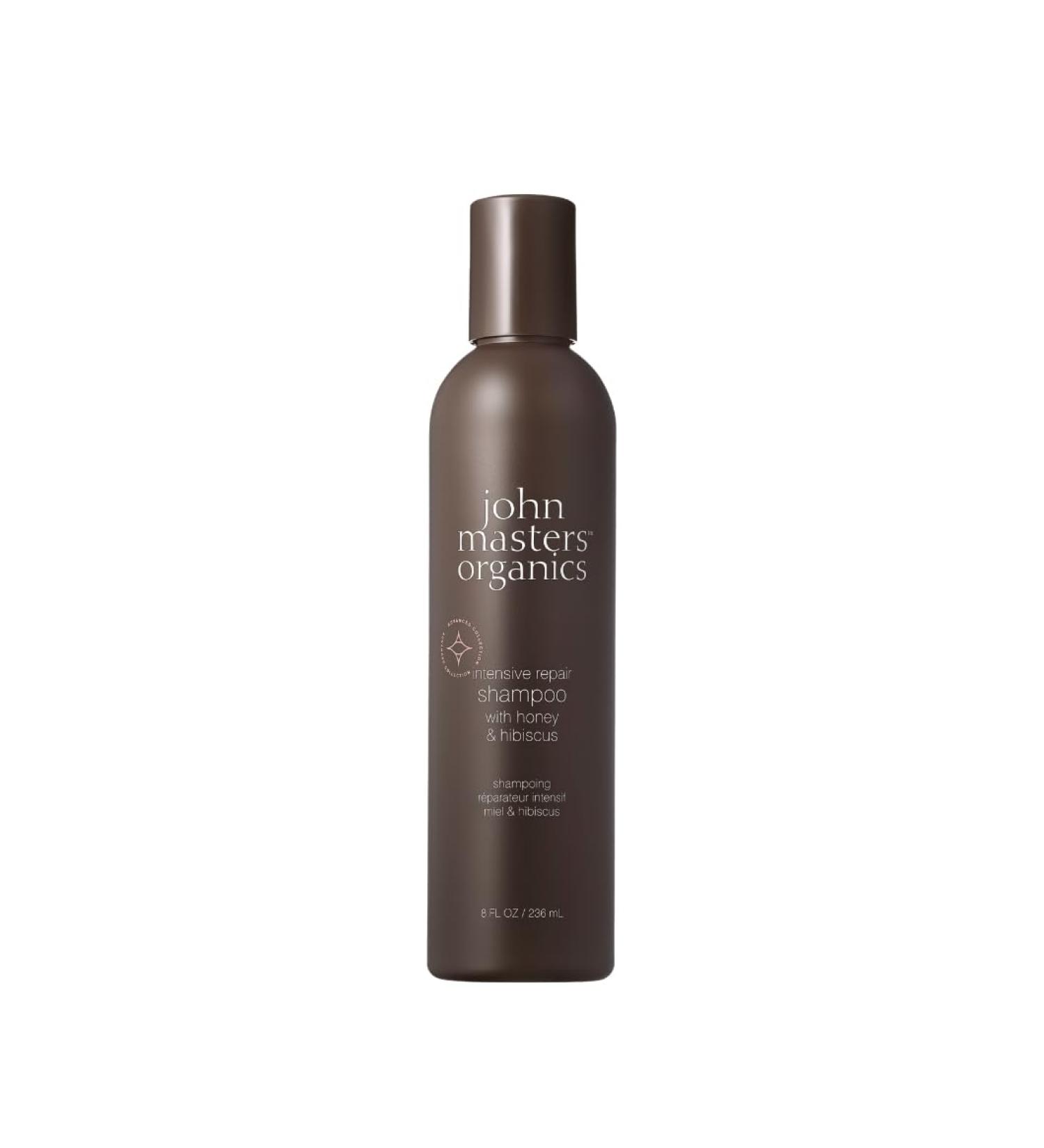 John Masters Organics Intensive Repair Shampoo with Honey & Hibiscus - 8 fl oz | Organic Hair Care for All Hair Types - International Shipping Available - Buy Online on GoSupps.com