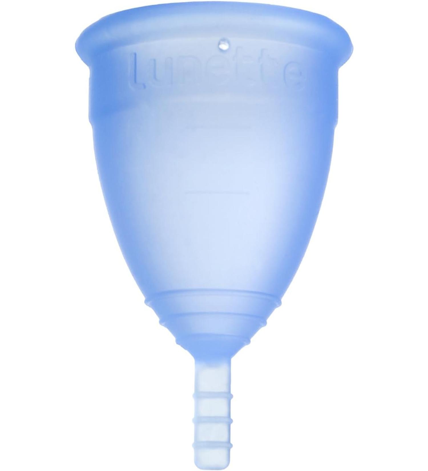Lunette Menstrual Cup Model 2 - Blue for Normal/Heavy Flow | Eco-Friendly & Reusable - Buy Online on GoSupps.com