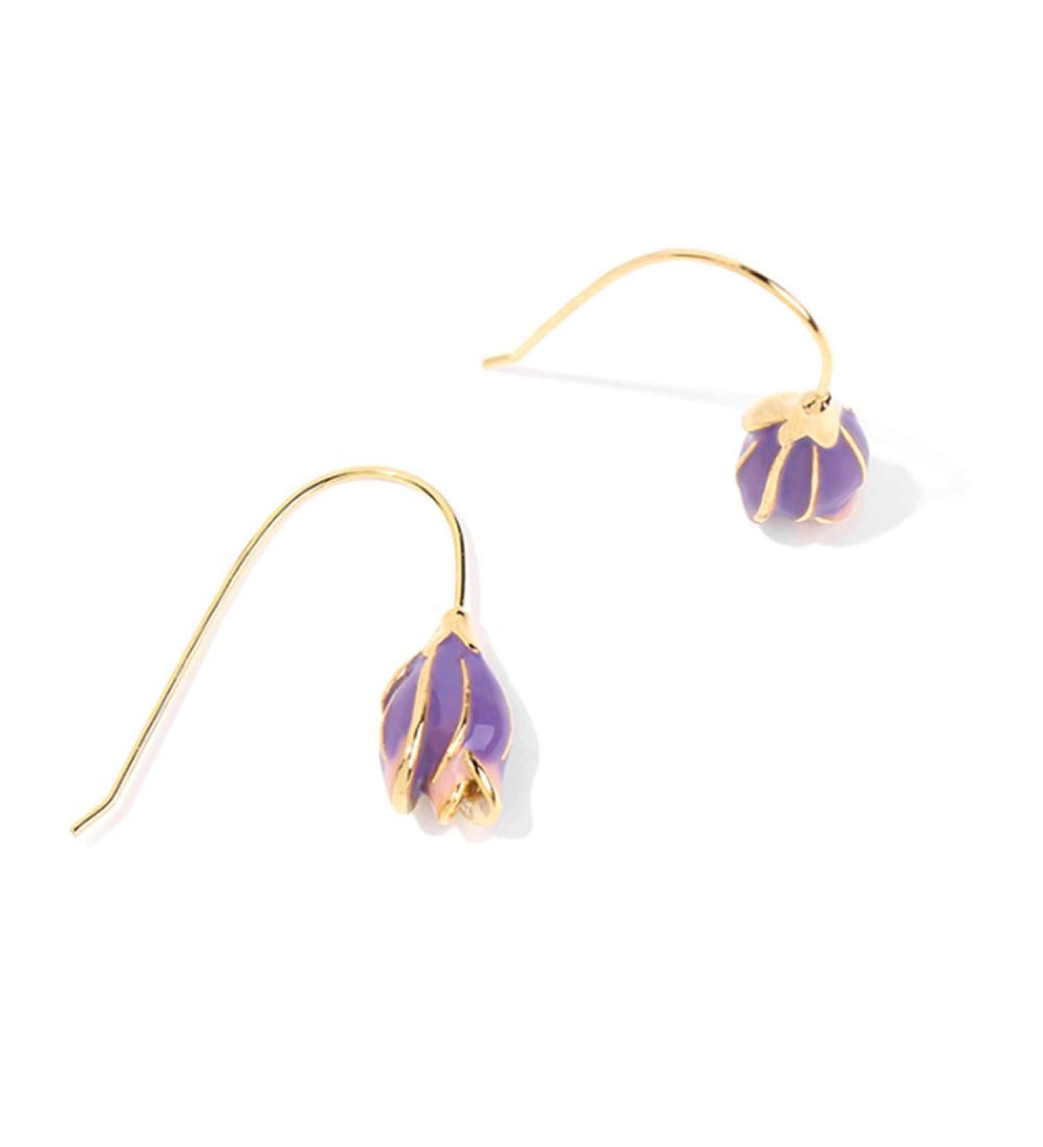 Fashionable and Exquisite Drops of Oil Rose Ear Hook Ear Etc.