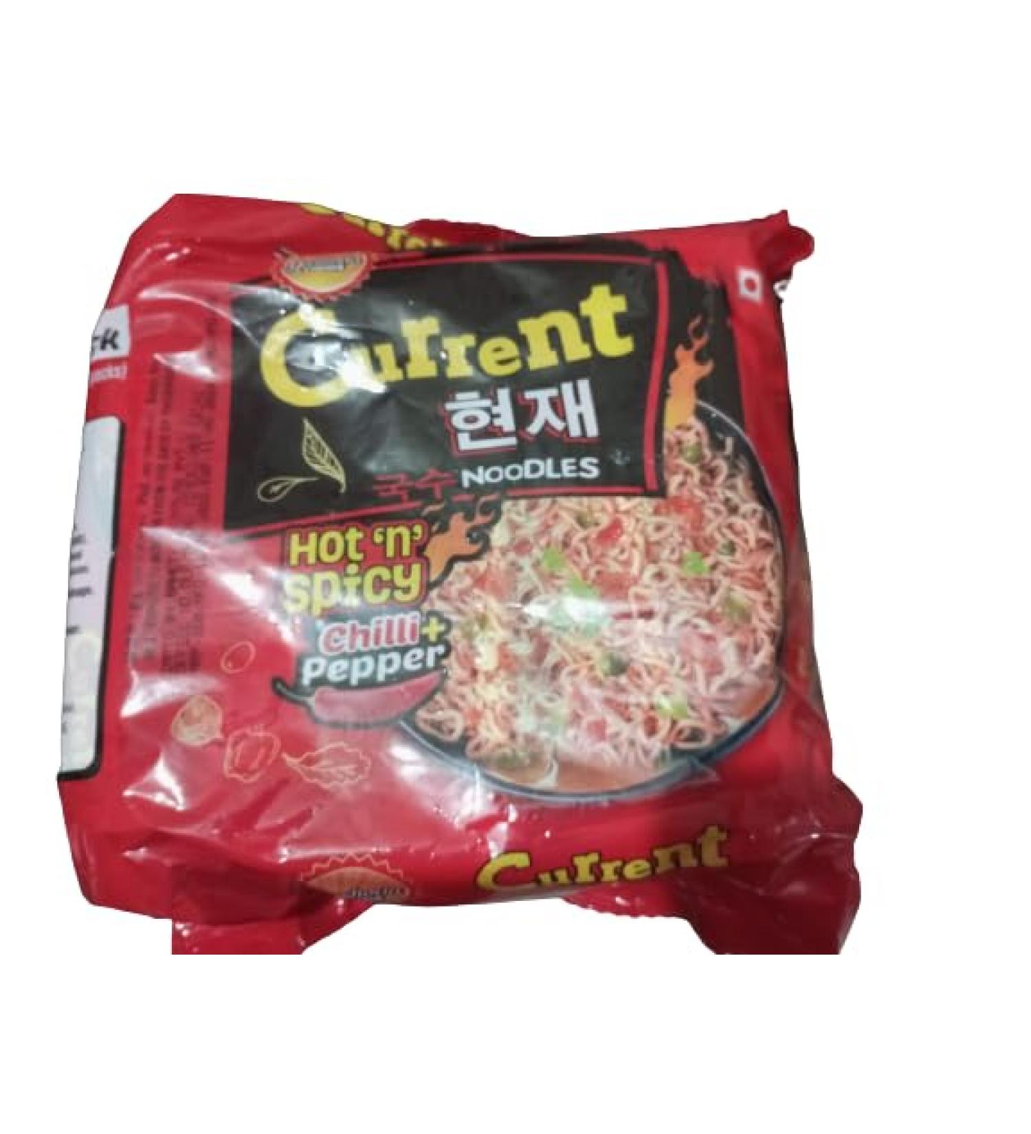 HRBS Current Hot n Spicy Chilli+Pepper Non Veg Soup Noodles 500gms 5*100gms Nepali tasty instant easy to make Hot & Spicy noodle_Package contains 5pcs Combo Hot & Spicy Chilli & Lime - Buy Online on GoSupps.com