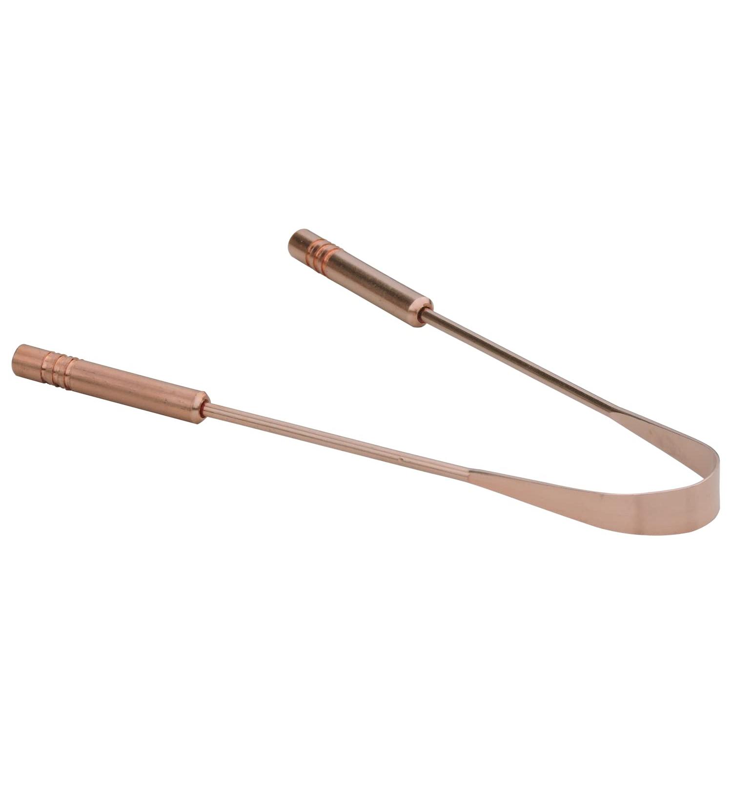 100% Pure Copper Tongue Cleaner - Plastic Free Premium Grade Tongue Scraper for a Fresh Healthy Mouth | International Shipping Available - Buy Online on GoSupps.com