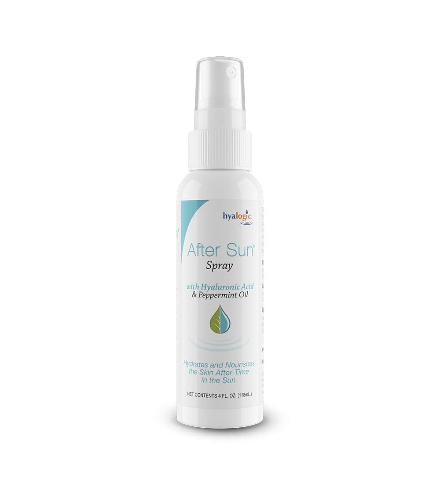 Hyalogic After Sun Spray - Soothing Hyaluronic Acid & Peppermint Oil | 4oz | Shop Internationally - Buy Online on GoSupps.com
