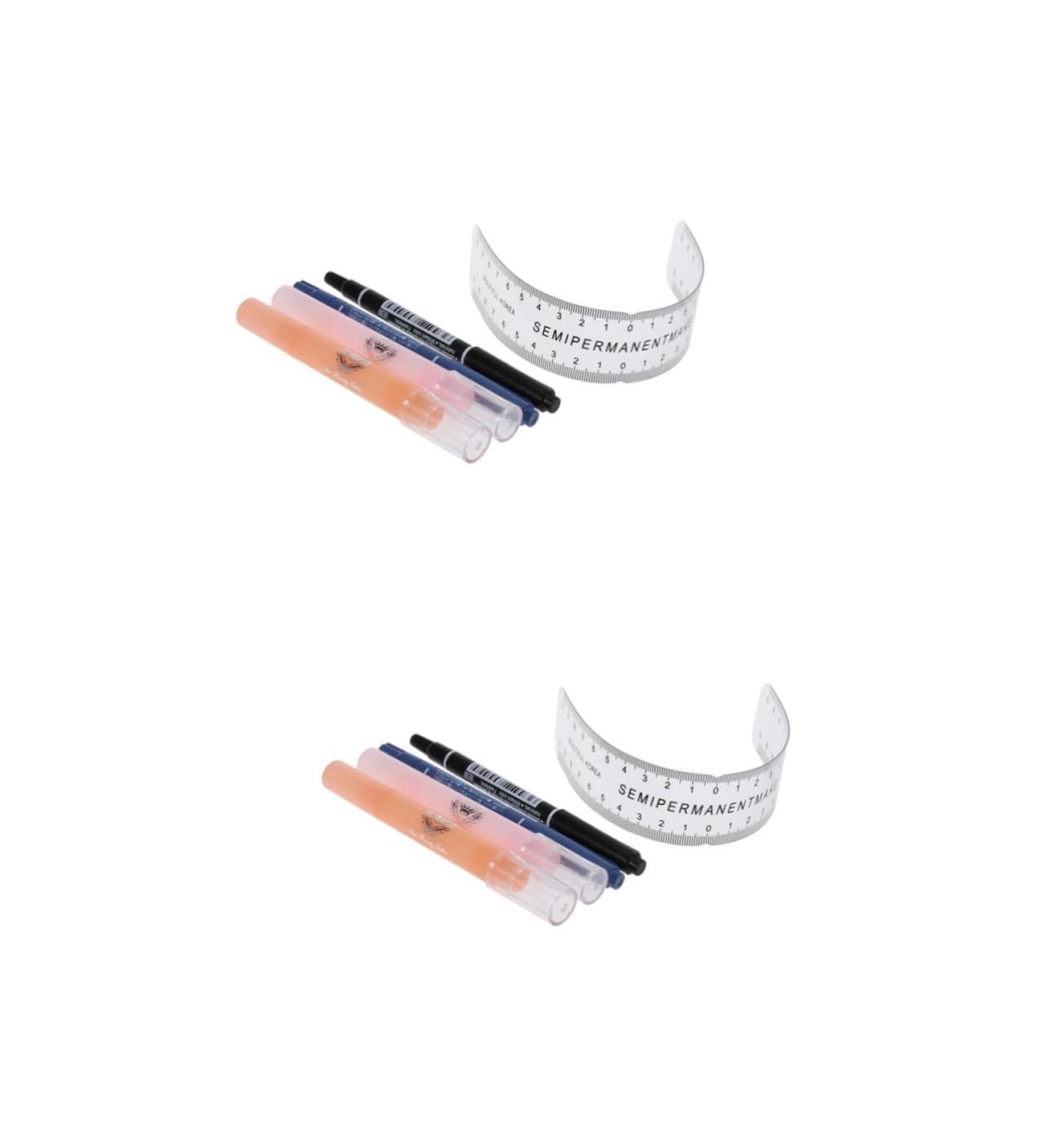 Beavorty 2pcs Eyebrow Pen Eyebrow Microblading Kit Eyebow Kit Needle Piece Disposable - Buy Online on GoSupps.com