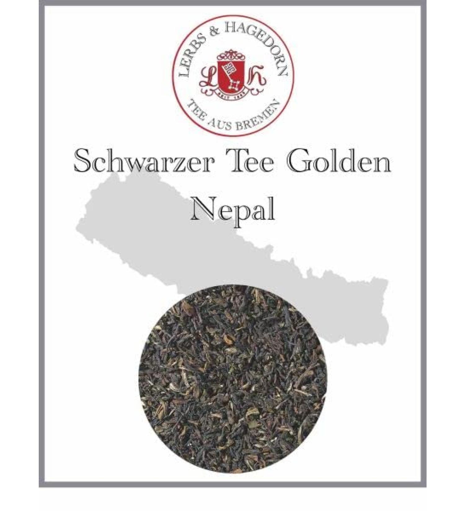  Lerbs & Hagedorn Lerbs & Hagedorn Black tea Golden Nepal | Lightly smoked sweetness 1 kg (about 81 liters) Black tea - Buy Online on GoSupps.com