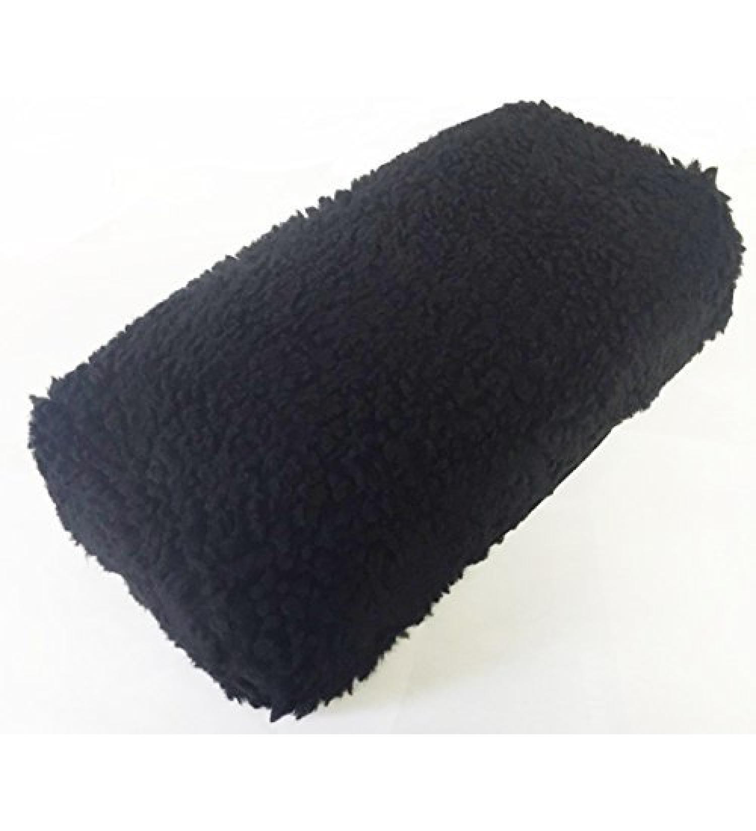Allman Premium Black Fleece Knee Walker Cover - New 1" Dense Foam Insert