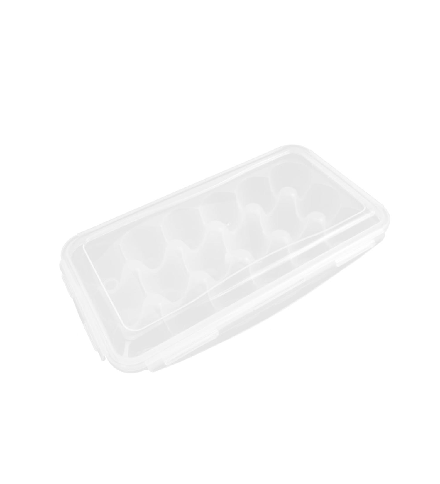 BUGUUYO Box Plastic Trays Food Trays Clear Plastic Egg Holder Egg Dispenser Egg Carton Crisper Multi-Layer White 32x18cm - Buy Online on GoSupps.com
