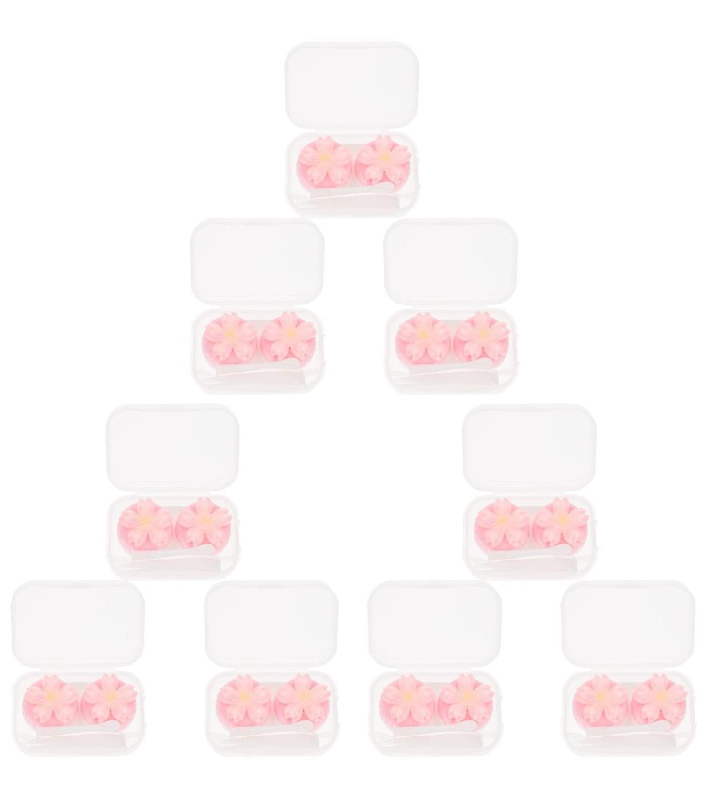 Buy Baluue 9-Part Mini Tool Holder - Portable Pink Flower-Shaped Storage Case for Contacts Eyes Care & Outdoors - 3-Pack (7x4.5x2.5cm) - Buy Online on GoSupps.com