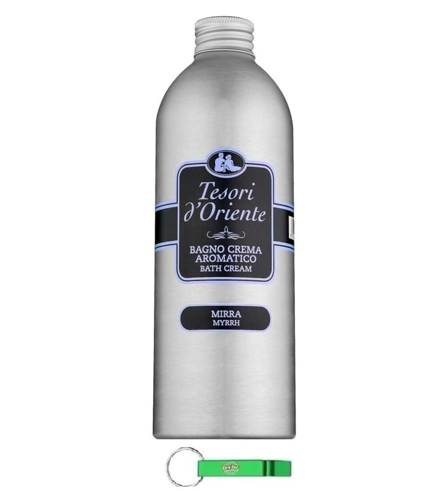 Tesori d'Oriente Bagno Crema Mirra Lot de 8 bains moussants la myrrhe et aux huiles essentielles nettoient la peau et nourrissent et hydratent 500 ml + porte-cl s Beni Culinari gratuit - Buy Online on GoSupps.com
