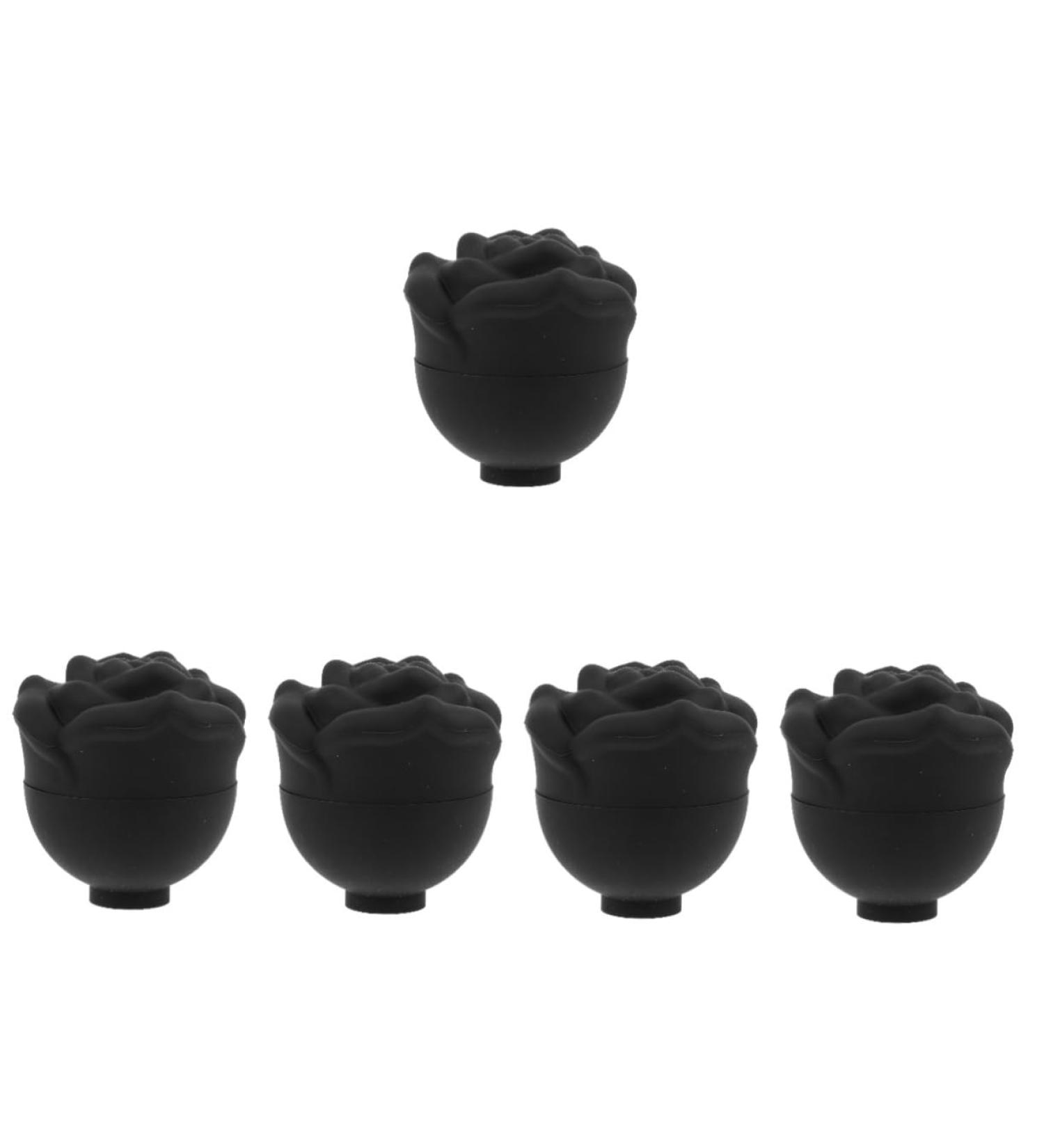 FRCOLOR 5pcs Rose Face Ice Tray - Silicone Ice Maker for Facial Beauty & Skin Massage | Food-Grade Ice Roller & Whisky Mold - Buy Online on GoSupps.com