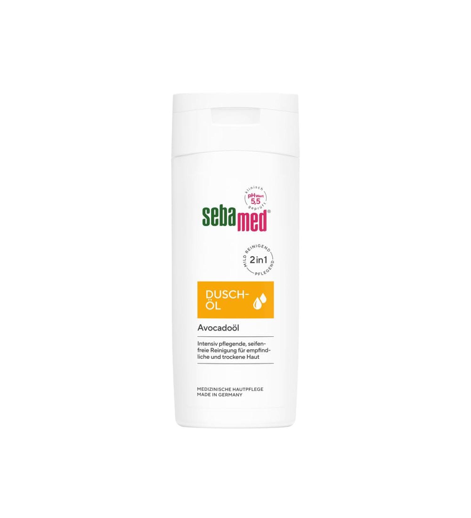Sebamed Huile de douche 200 ml pour homme et femme avec huile d'avocat nettoyage intensif sans savon pour peaux sensibles et s ches - Buy Online on GoSupps.com