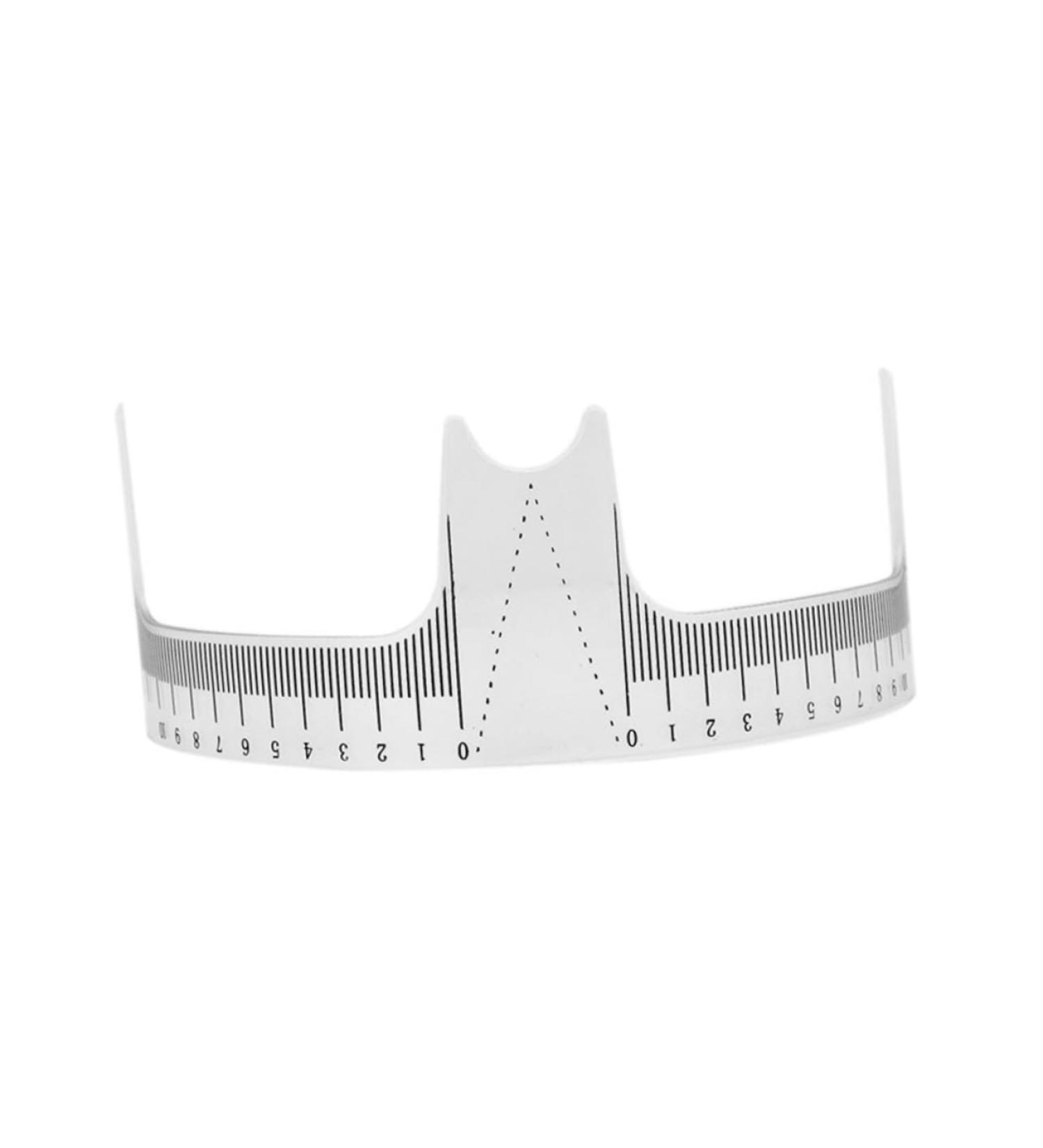 FOMIYES 1pc Mask Eyebrow Ruler Eyebrow Shaper Ruler Flexible Eyebrow Measure Positioning Ruler Major - Buy Online on GoSupps.com