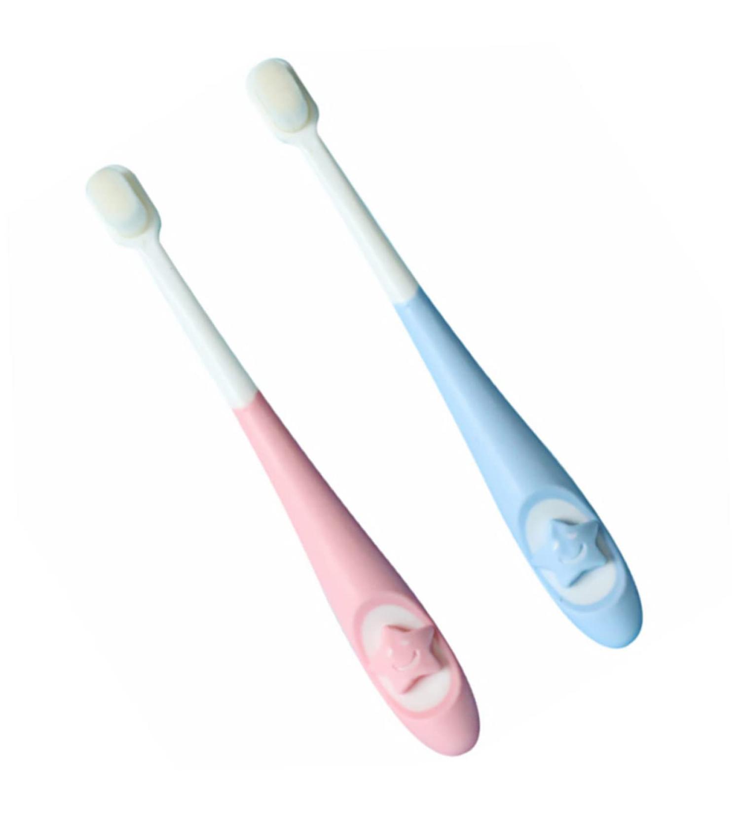 Beavorty 2pcs Infant Toothbrush Set - Perfect Teeth Cleaning Gift for Babies - International Shipping Available - Buy Online on GoSupps.com