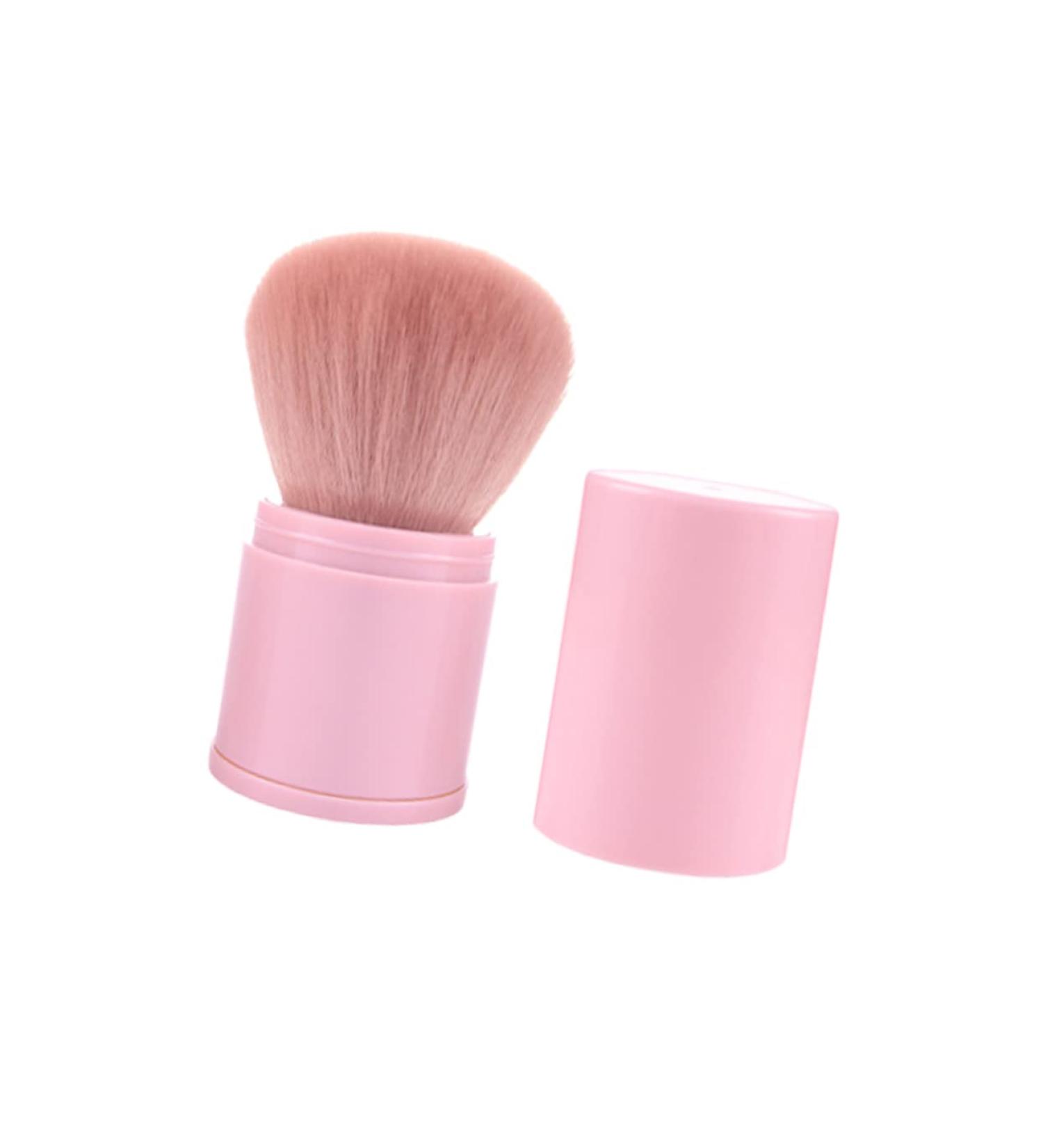 Baluue Face Powder Highlighters Makeup Highlighter Face Buffing Brush Loose Powder Pink 8.3x3.3cm Pink - Buy Online on GoSupps.com
