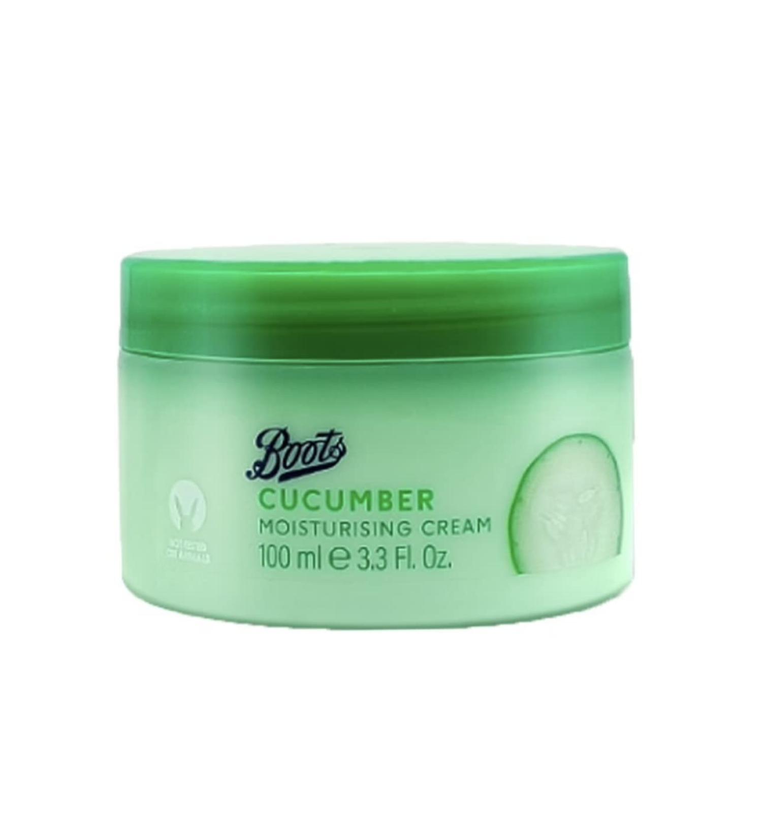 Boots Cucumber Moisturizing Cream 100ml - Hydrating & Nourishing Cream for All Skin Types | International Shipping Available - Buy Online on GoSupps.com