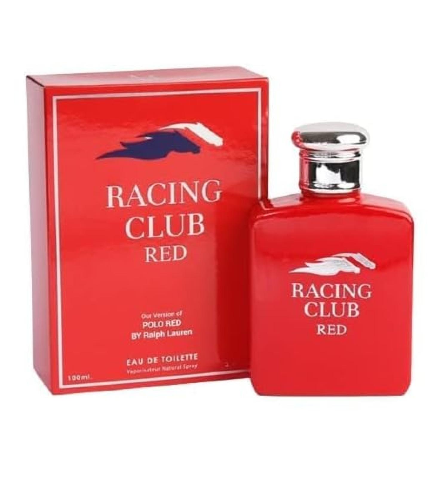 Racing Club Red Men's Cologne 3.4 Oz EDT Spray Eau de Toilette - Buy Online on GoSupps.com
