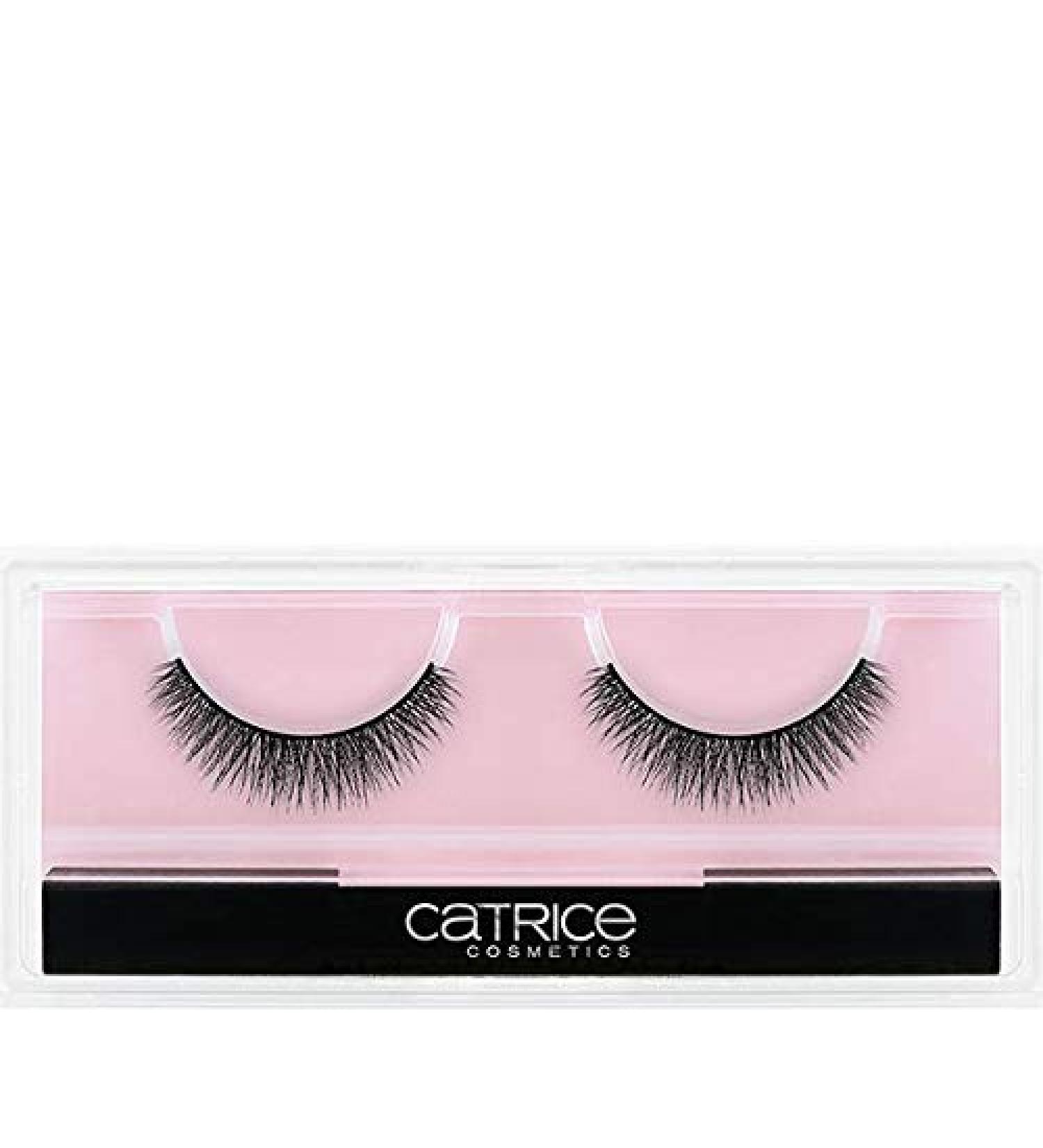 Catrice lash couture 3D false lashes fake lashes artificial eyelashes No. C01 subtle chiffon black immediate result long -lasting extensive natural intensive (1 pair)
