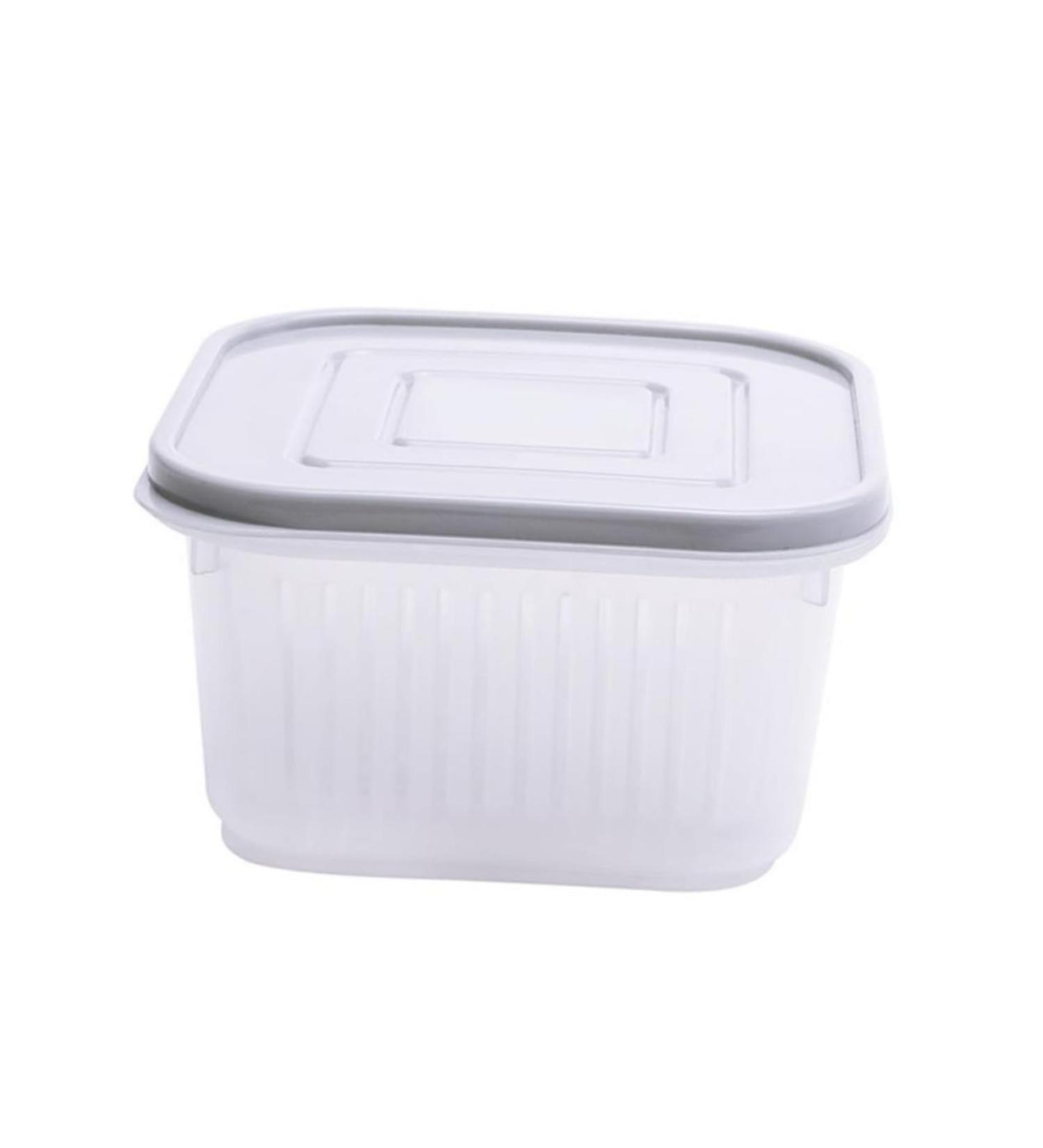 3pcs Cup Produce Container Kit Vegetables Storage Crisper Storage Box Refrigerator Ginger 1 - Buy Online on GoSupps.com