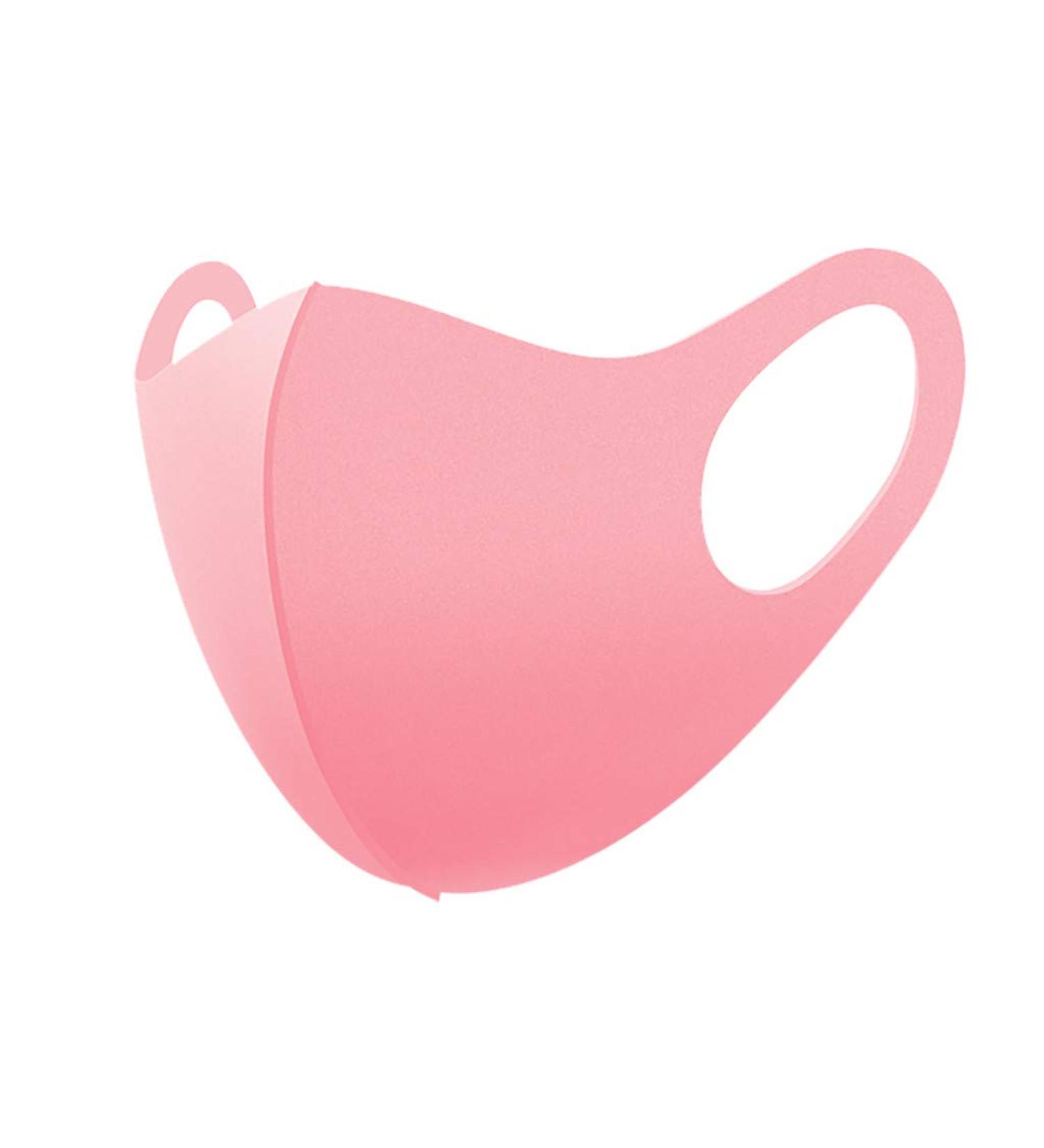 6PC Earloop Ice Silk Face_Masks Outdoor Dustproof Haze and Breathable fashion Cycling Mouth Cover Face Protection Pink As shown - Buy Online on GoSupps.com